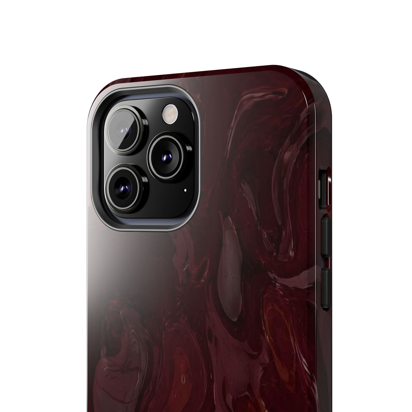 Glossy Maroon - Protective Phone Case