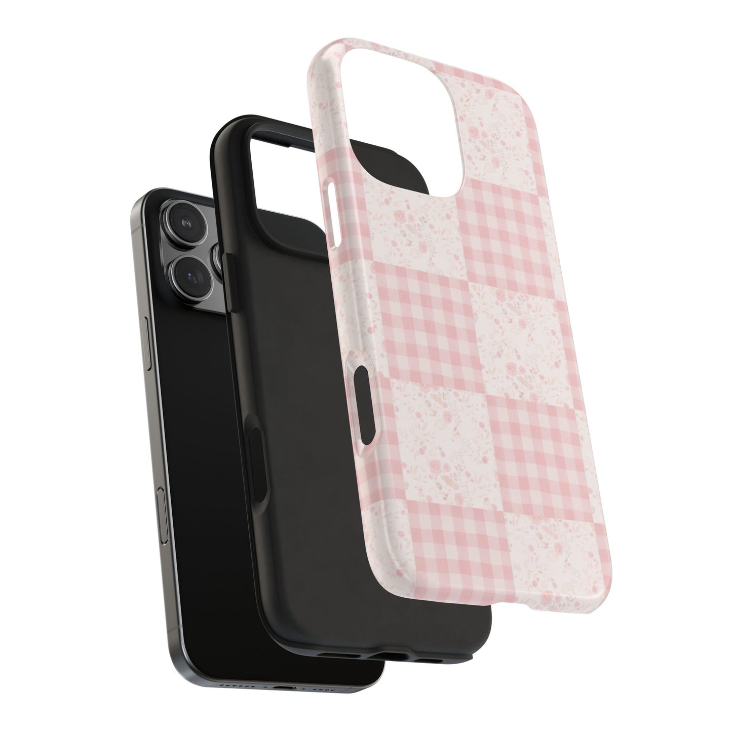 Baby Pink Quilt - Protective Phone Case