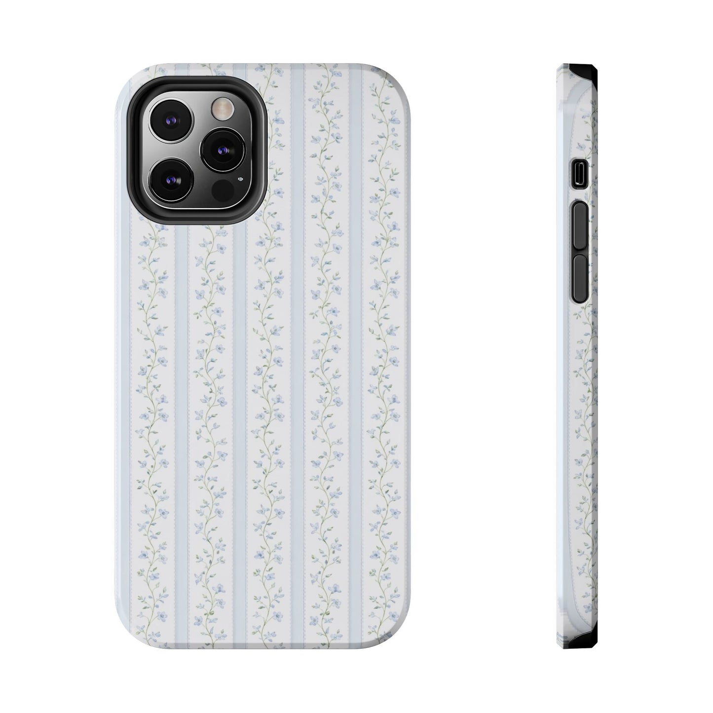 Vintage Blue Vine - Protective Phone Case