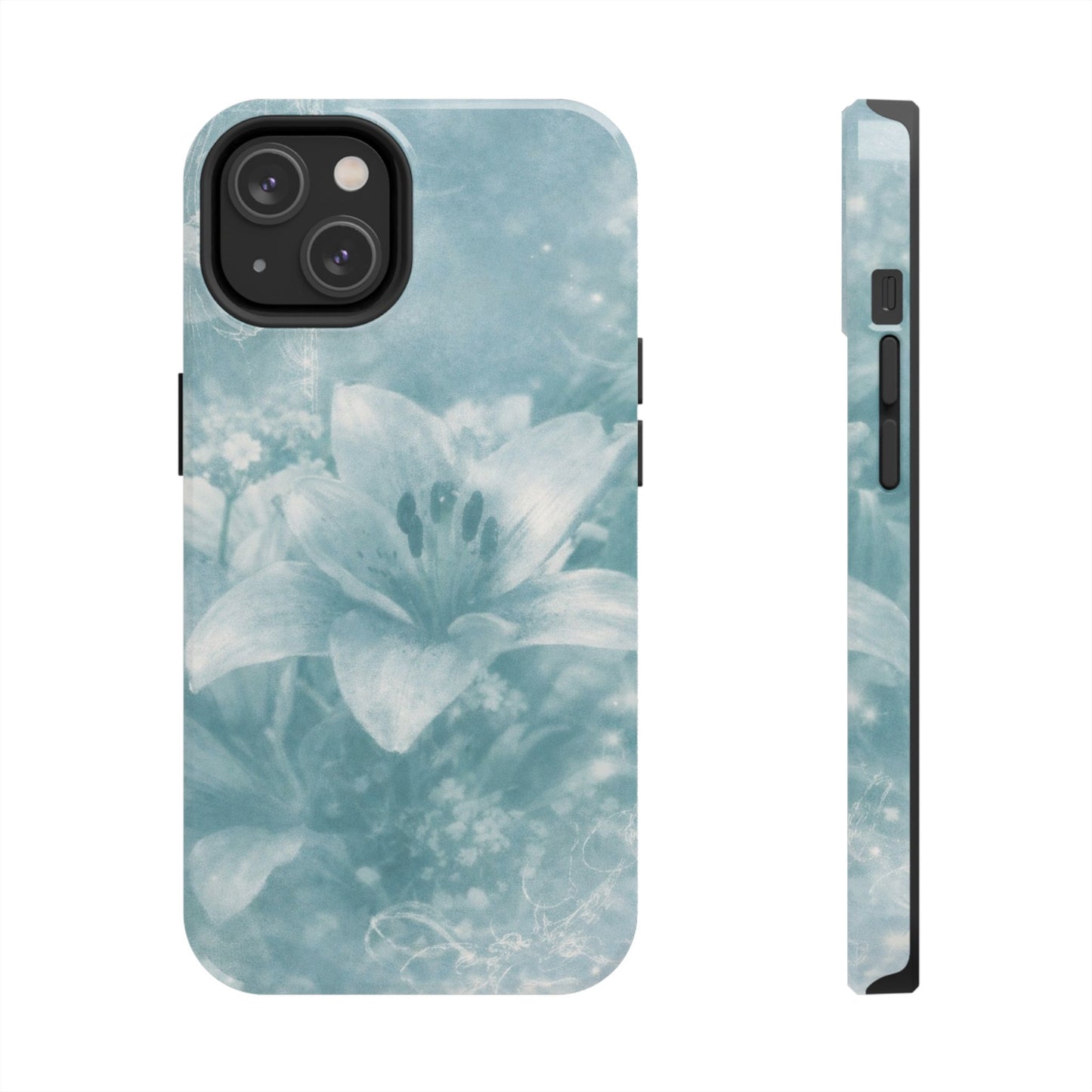 Teal Lily - Protective Phone Case