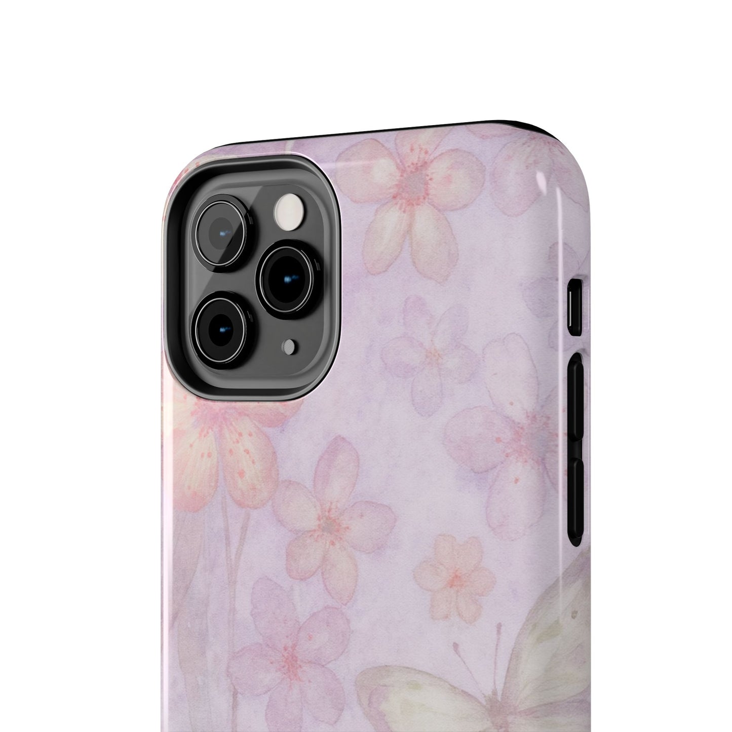 Lilac Butterfly - Protective Phone Case