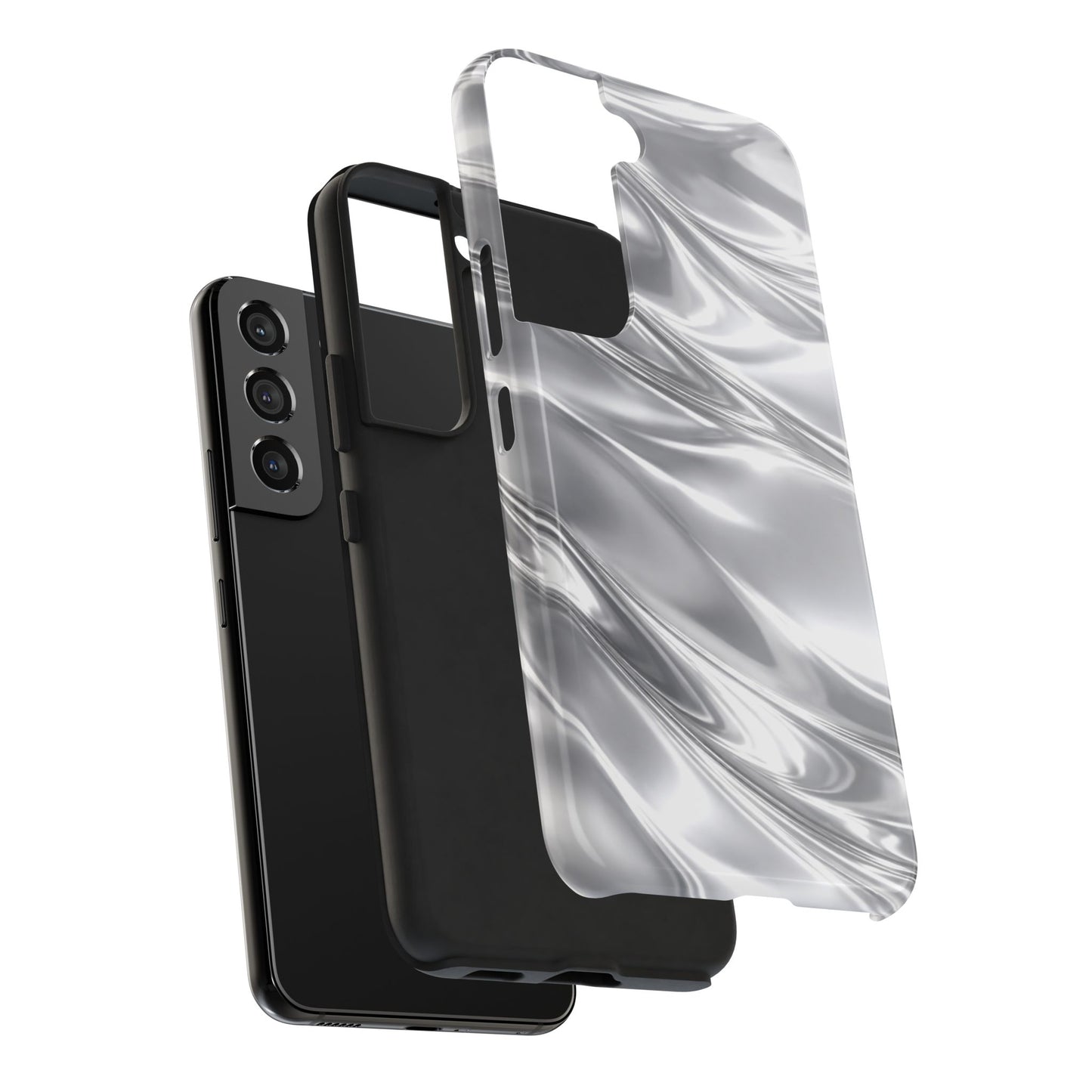 Silver Metallic - Protective Phone Case