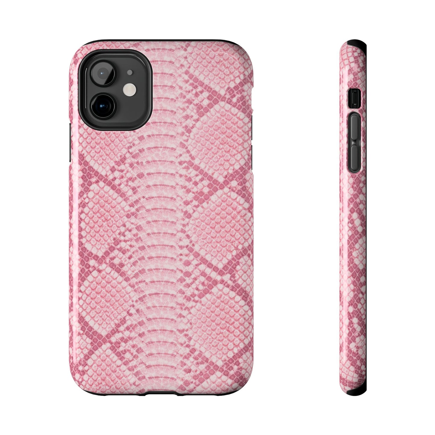 Pink Snake Skin - Protective Phone Case