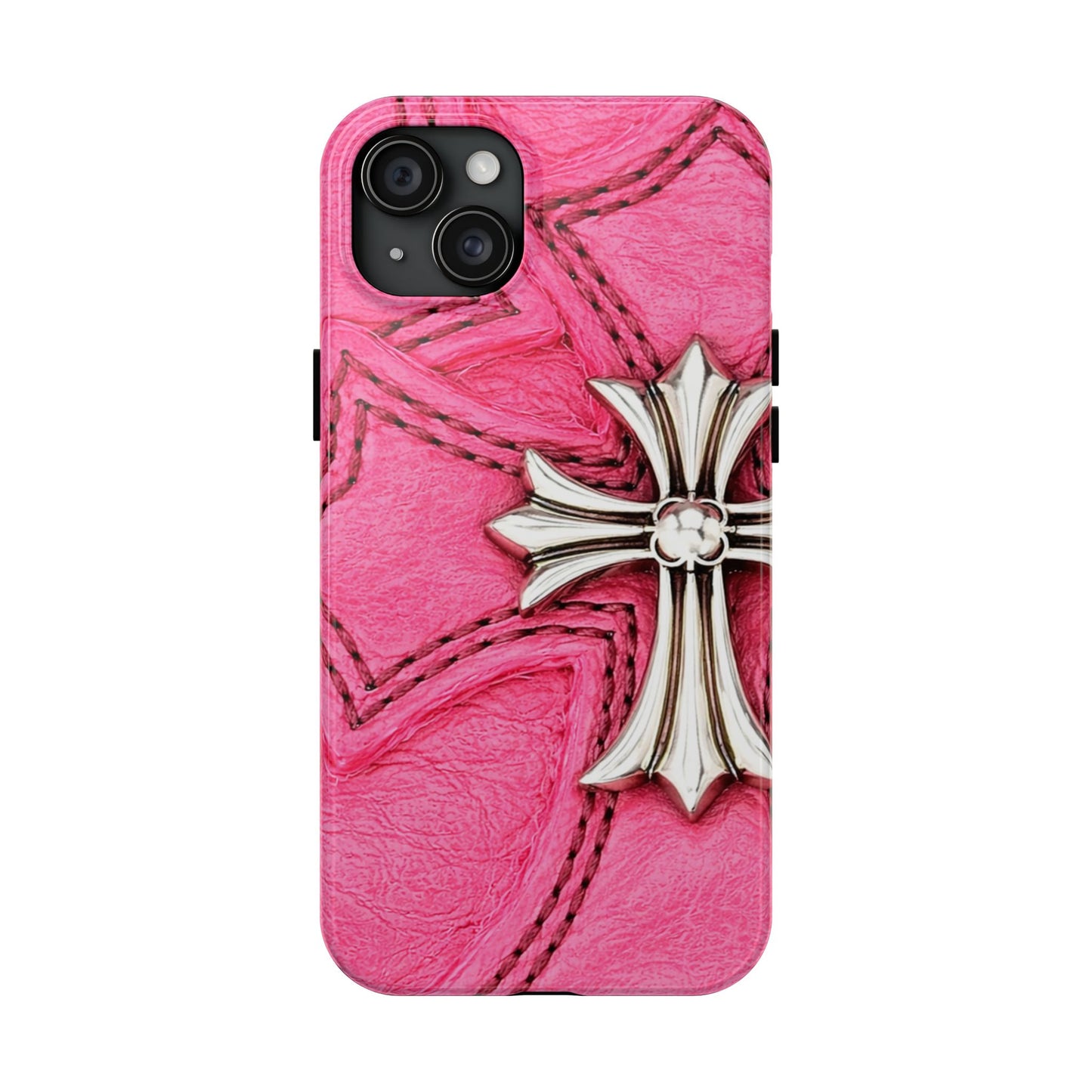Pink Cross - Protective Phone Case