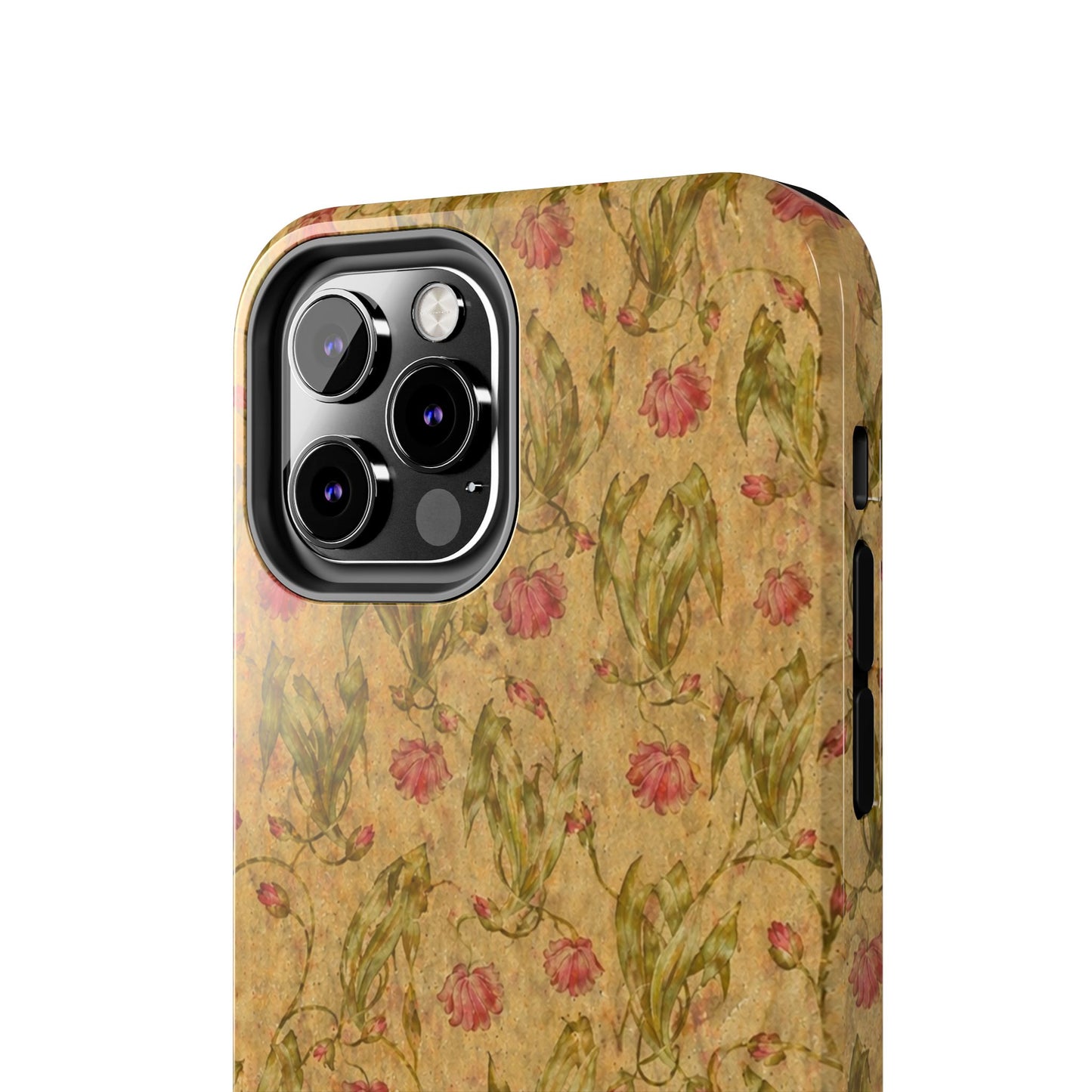 Roses on Aged Paper - Protective Phone Case
