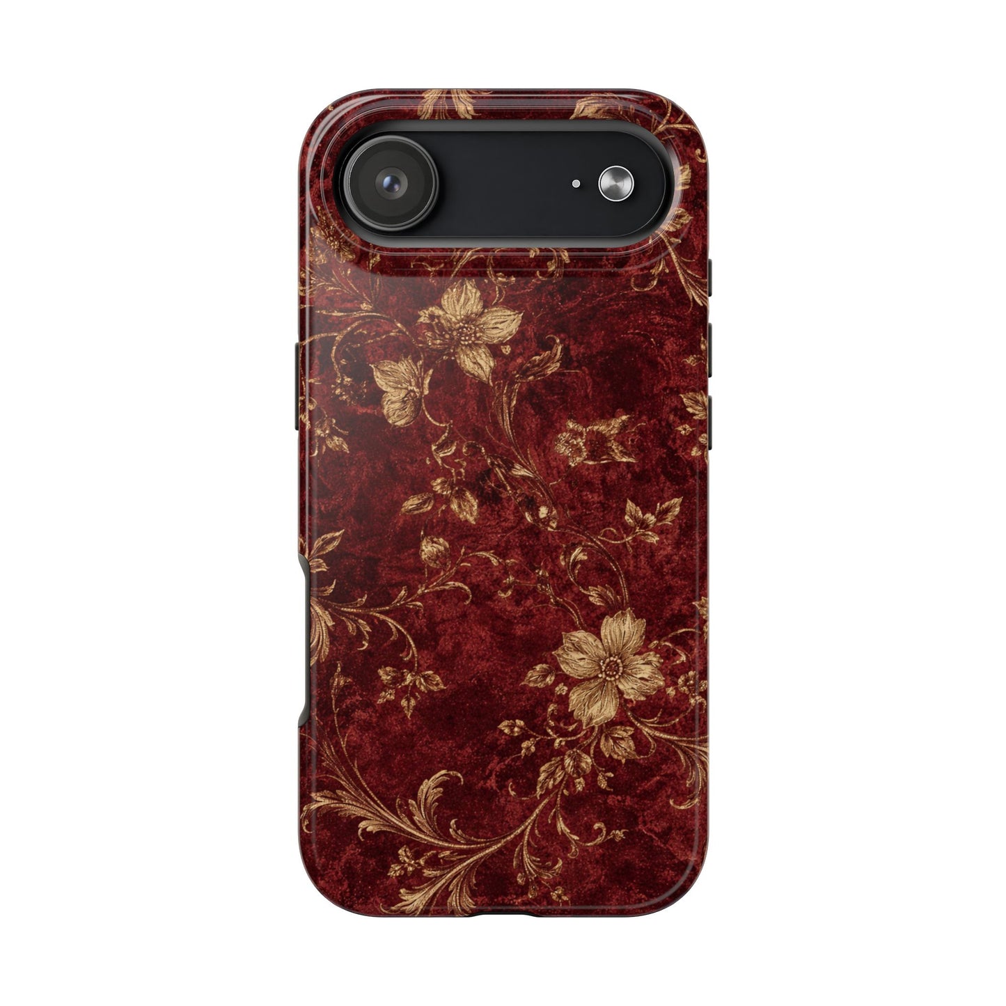 Floral Burgundy - Protective Phone Case