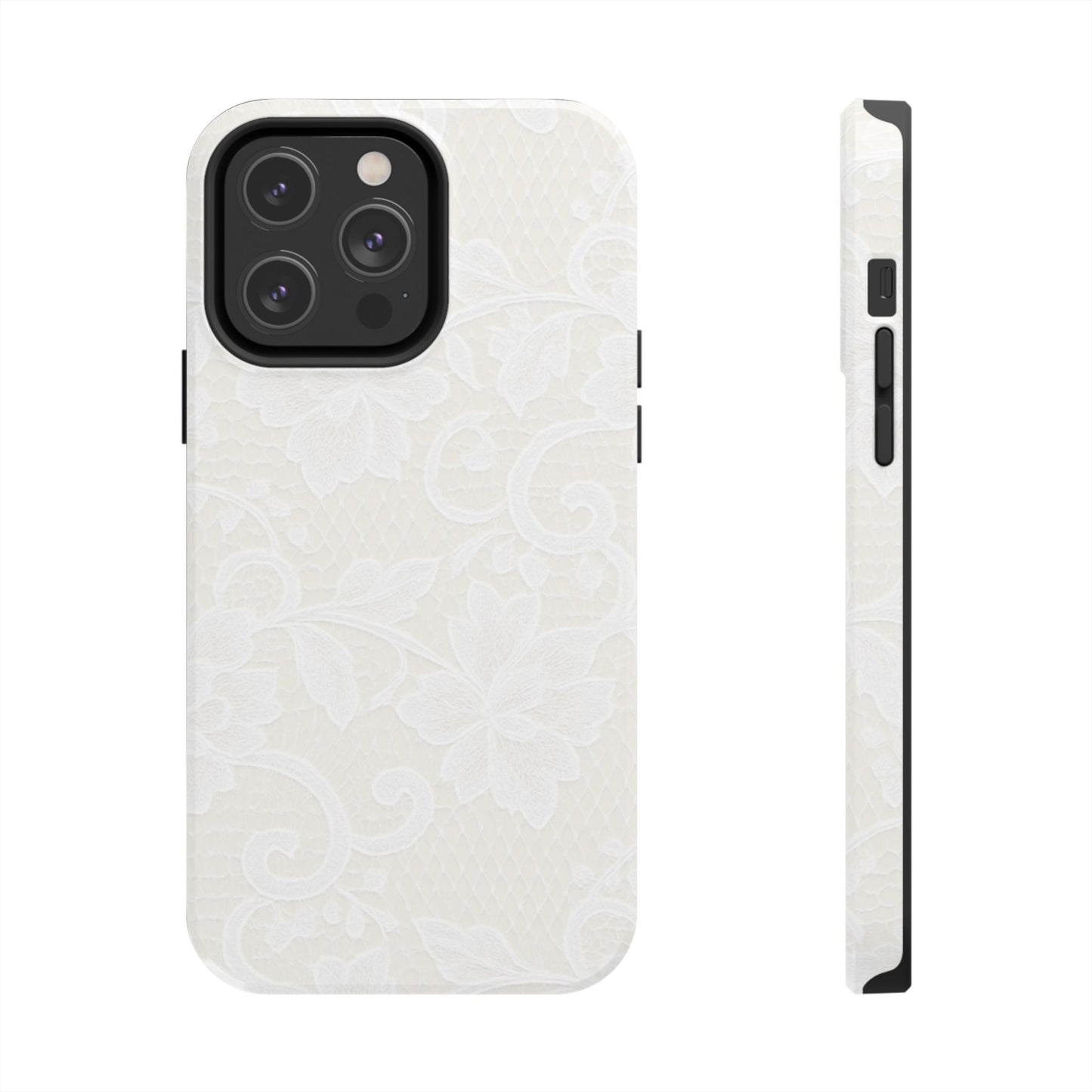 White Lace - Protective Phone Case