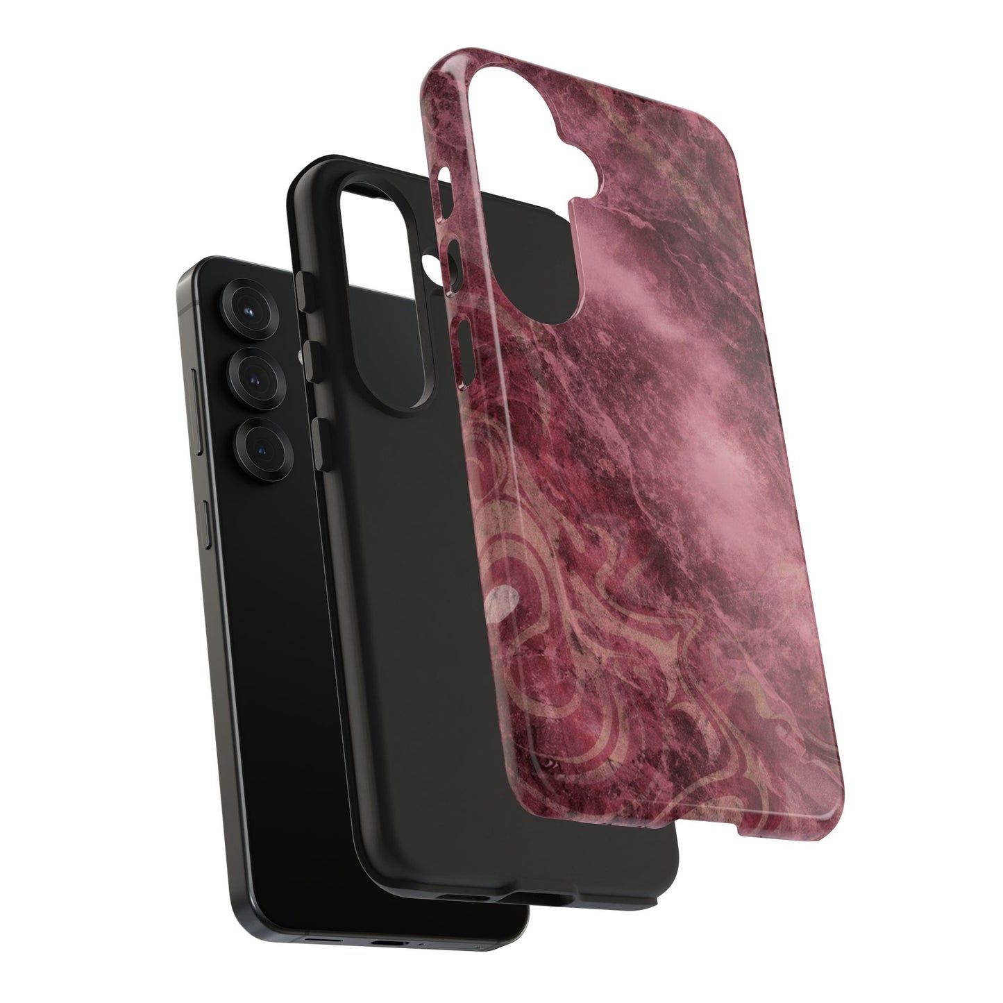 Marble Magenta - Protective Phone Case