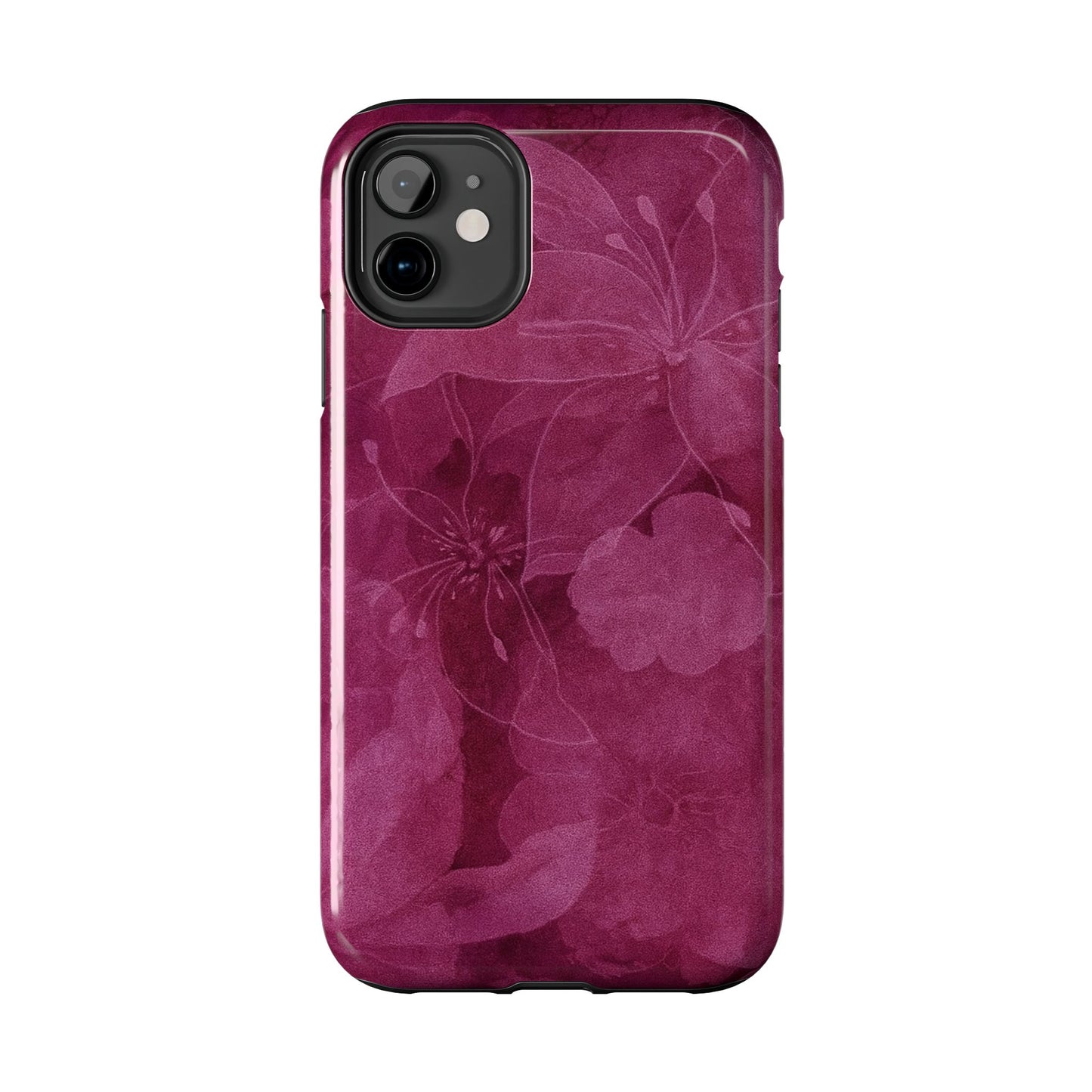 Magenta Petals - Protective Phone Case