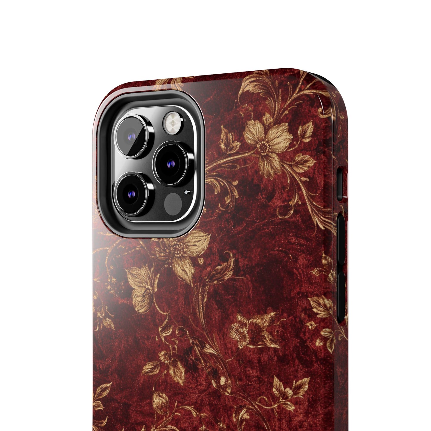 Floral Burgundy - Protective Phone Case