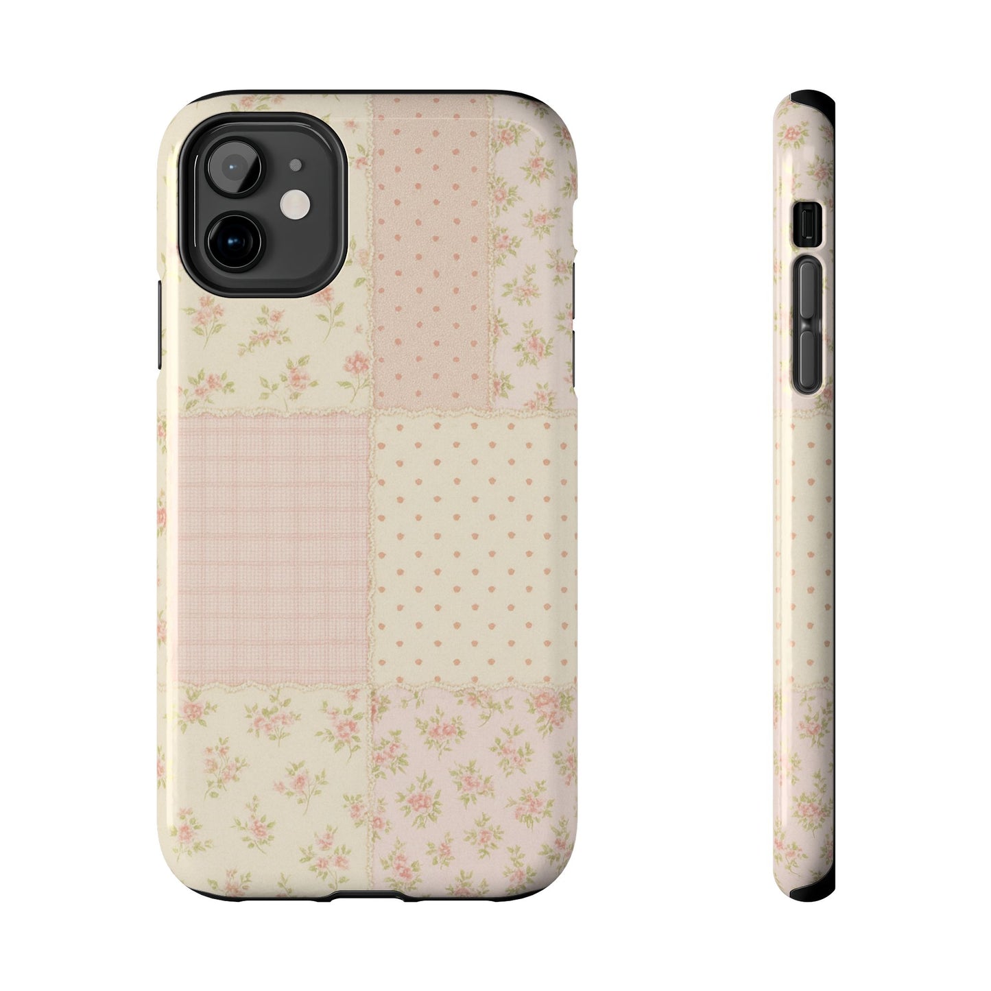 Floral Patchwork Quilt - Protective Phone Case