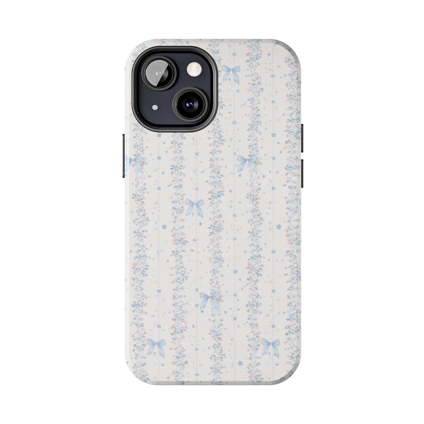 Bows and Stripes - Protective Phone Case