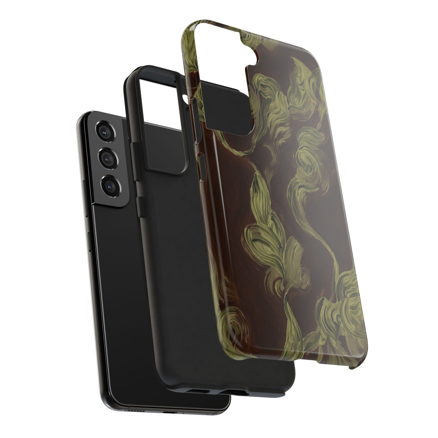 Magnolia Stained Glass - Protective Phone Case