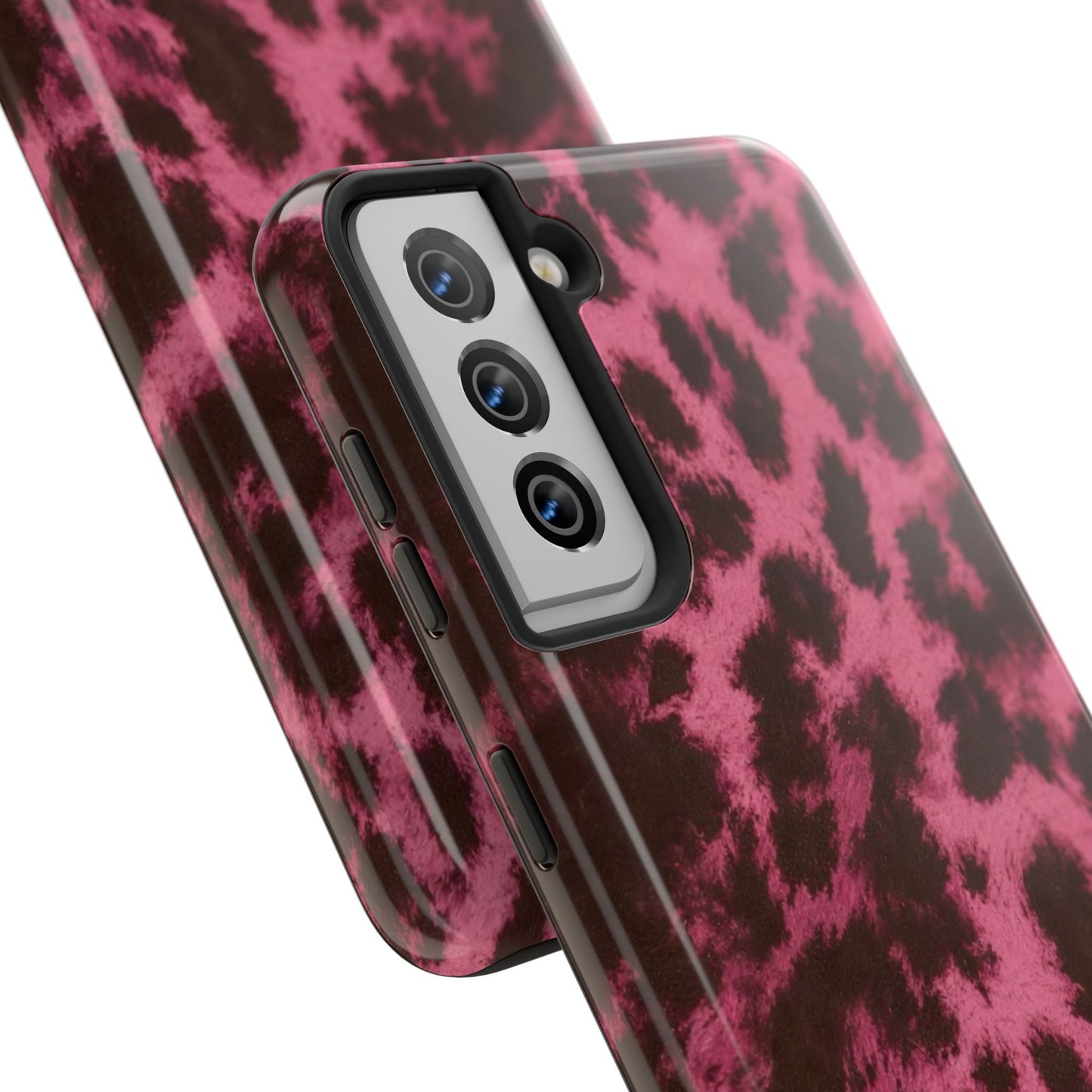Pink Leopard Print - Protective Phone Case
