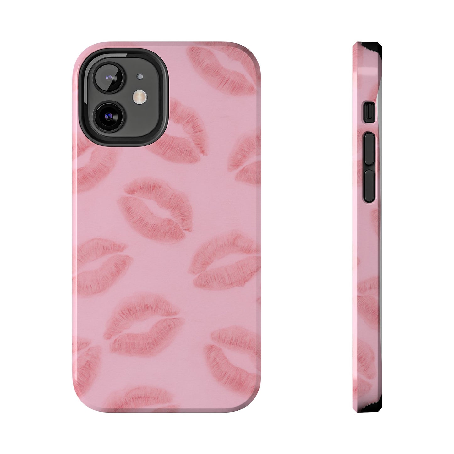 Pink Rosy Kisses - Protective Phone Case