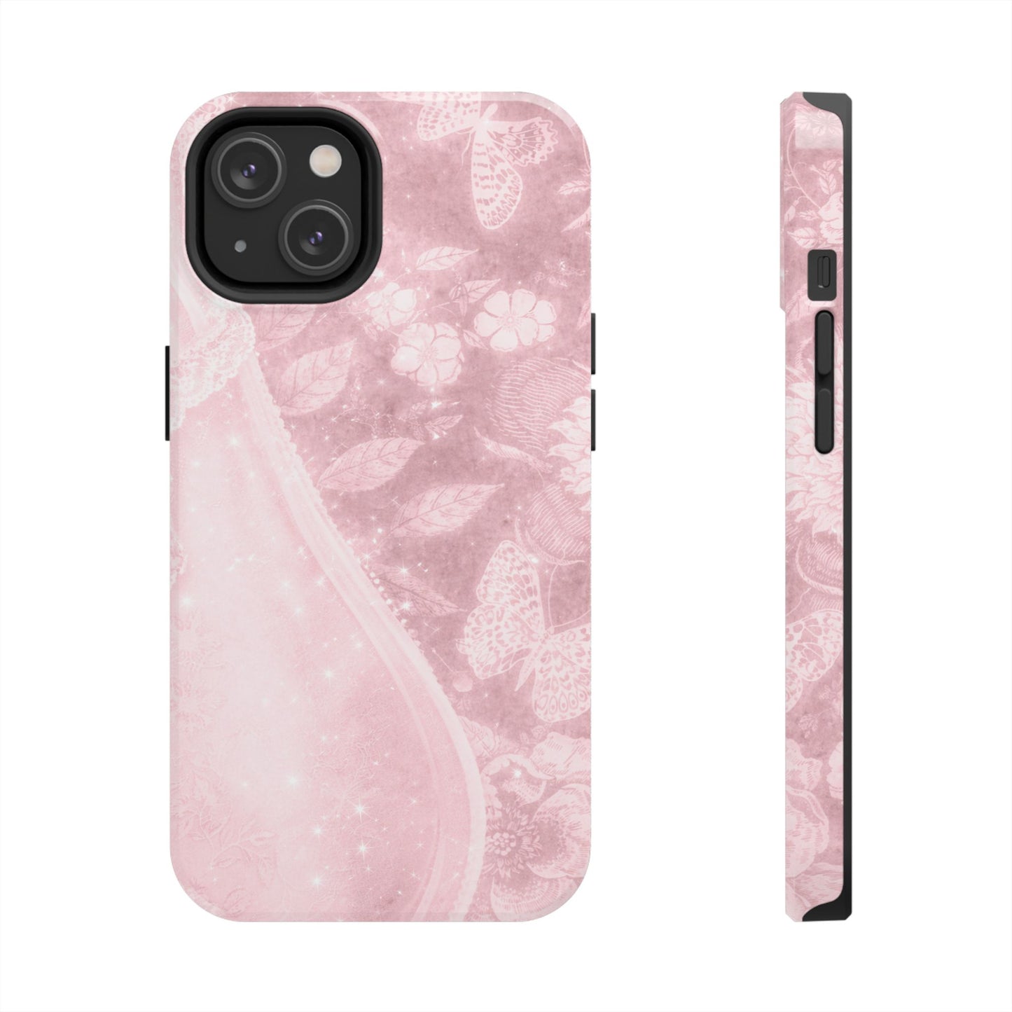Pink Paisley - Protective Phone Case