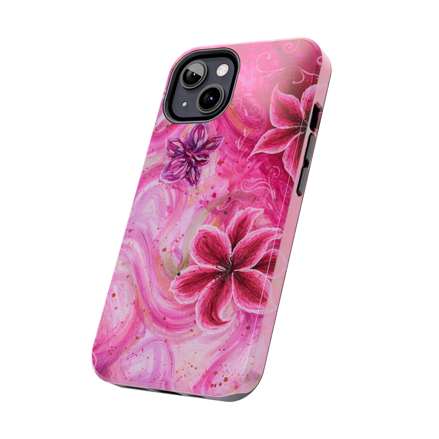 Watercolor Hibiscus - Protective Phone Case