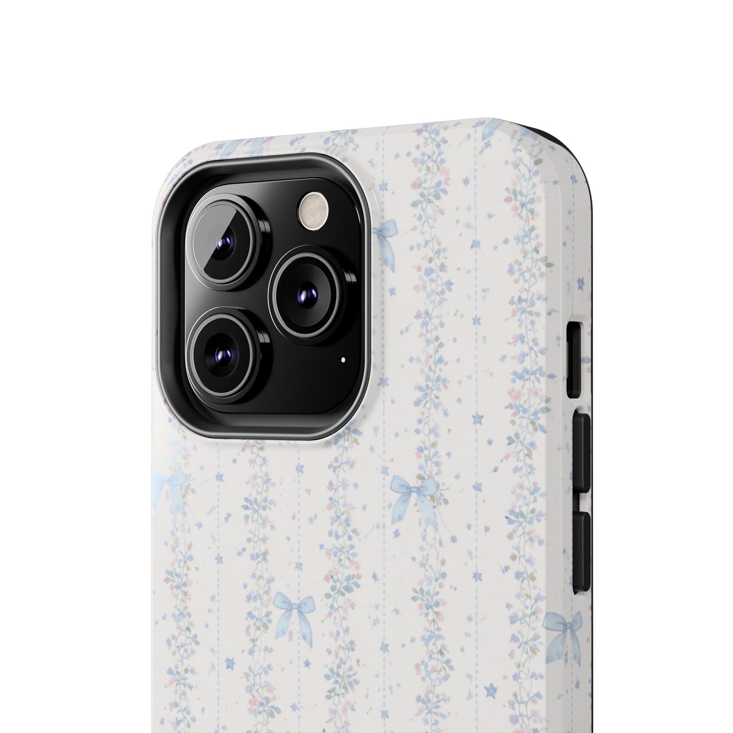 Bows and Stripes - Protective Phone Case