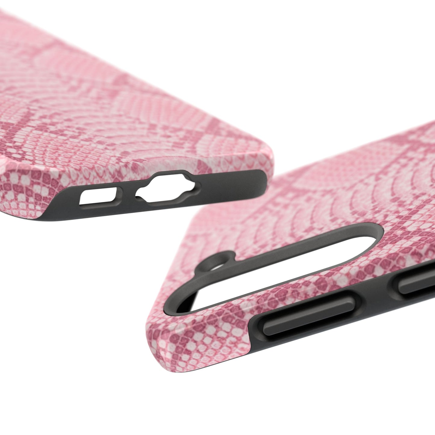Pink Snake Skin - Protective Phone Case