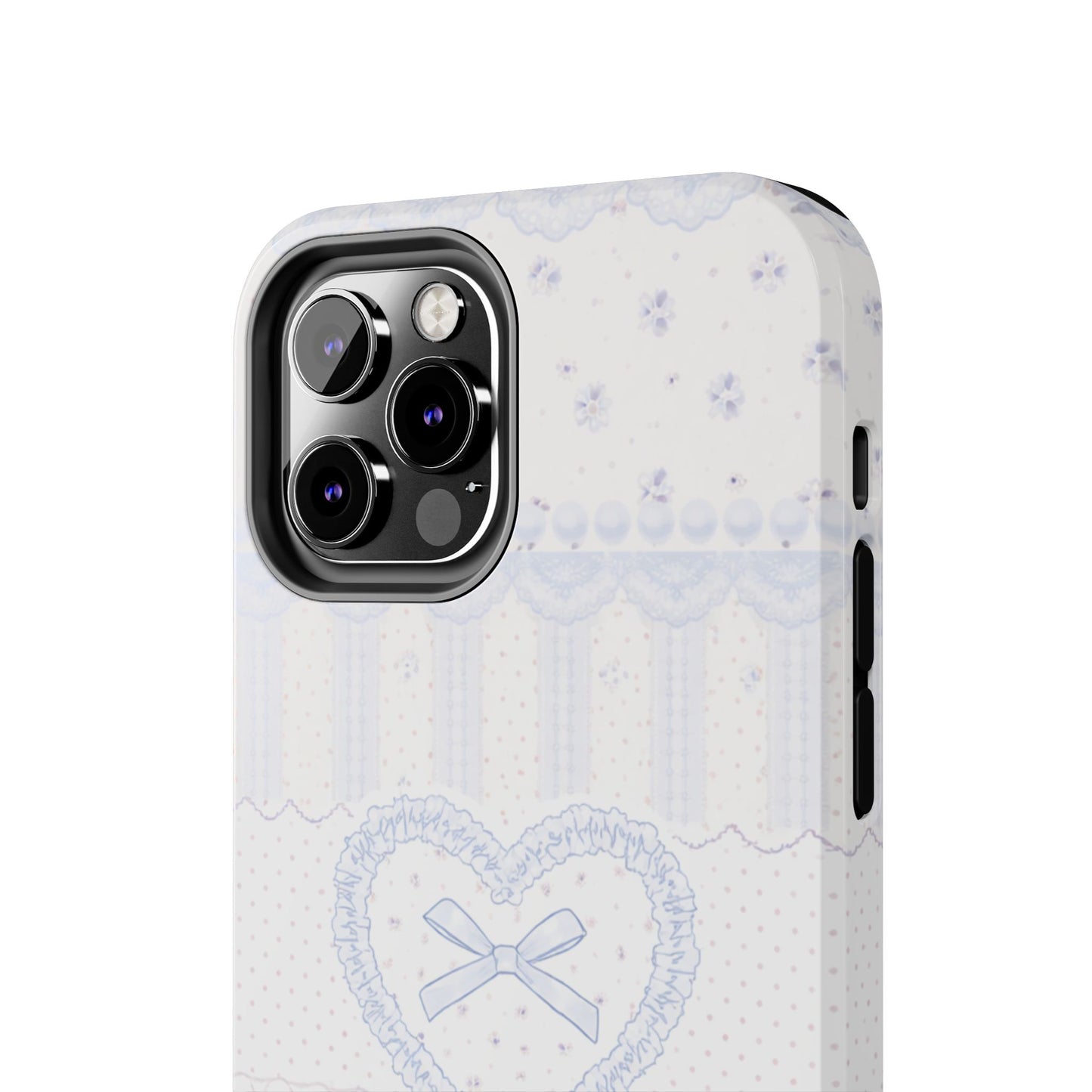Coquette Blue Lace - Protective Phone Case