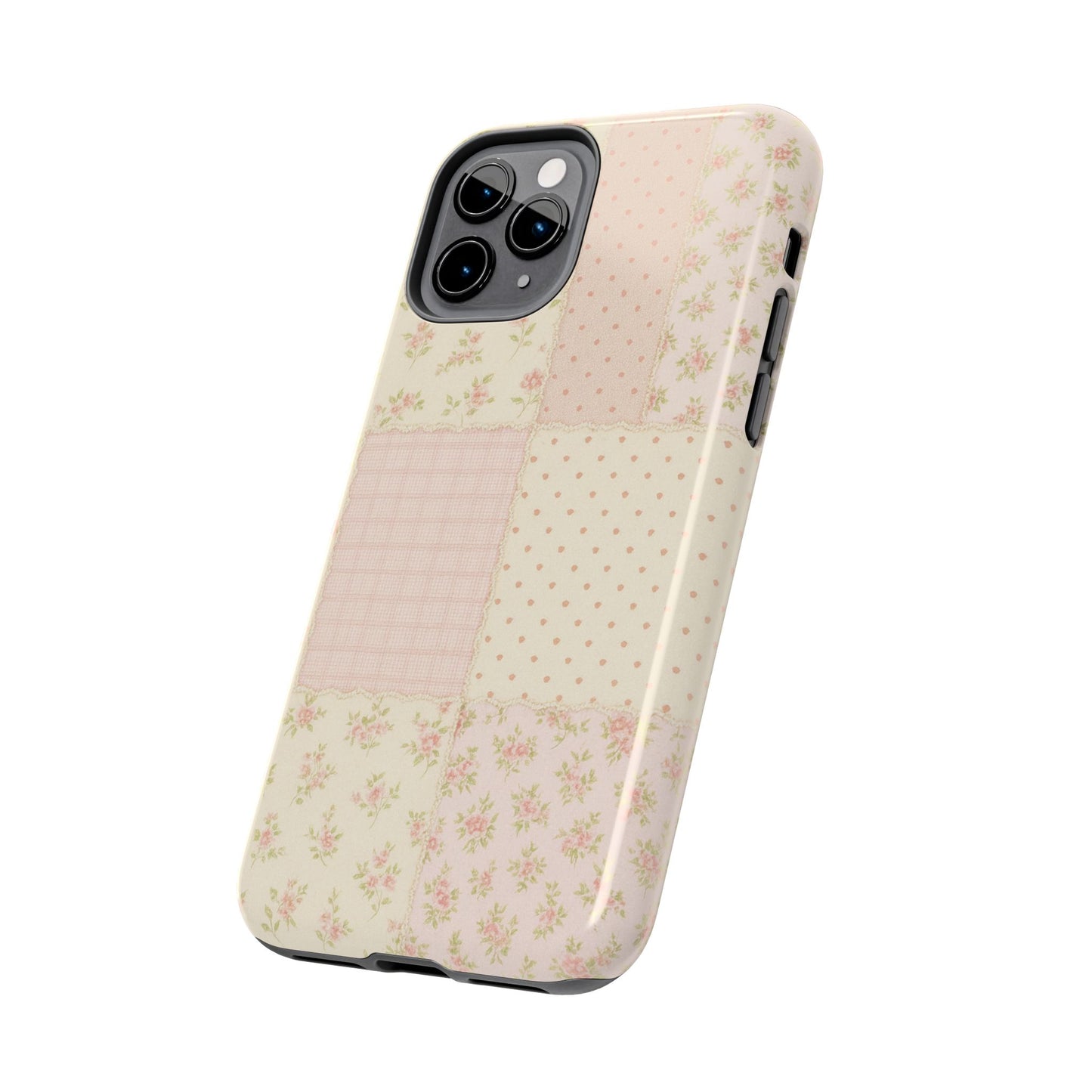 Floral Patchwork Quilt - Protective Phone Case
