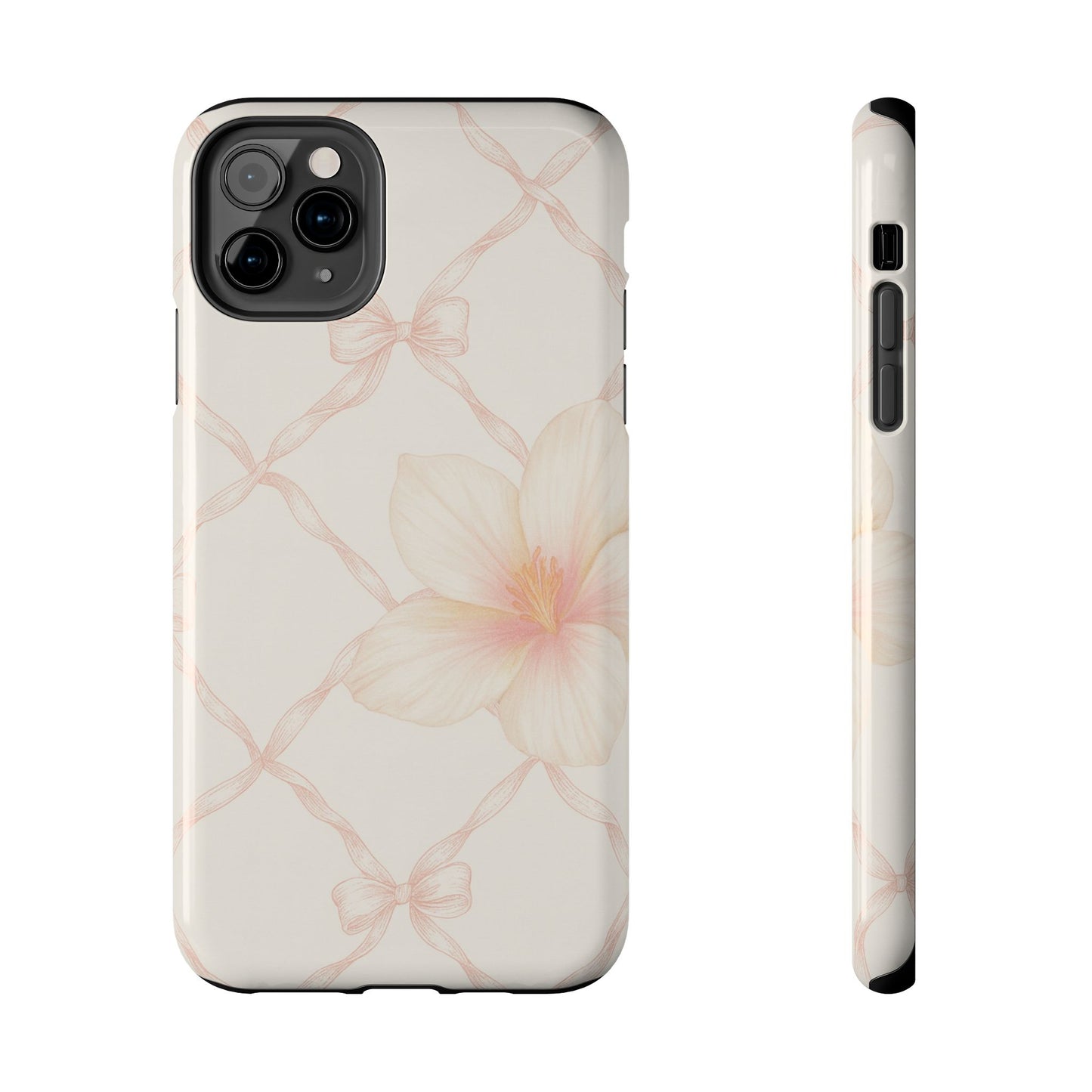 Bows and Botanical - Protective Phone Case