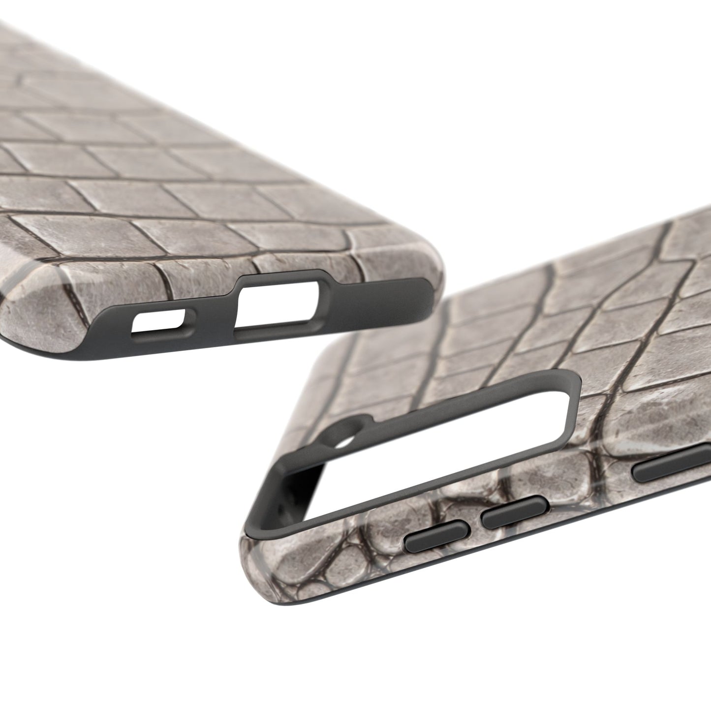 2000s Grey Crocodile - Protective Phone Case