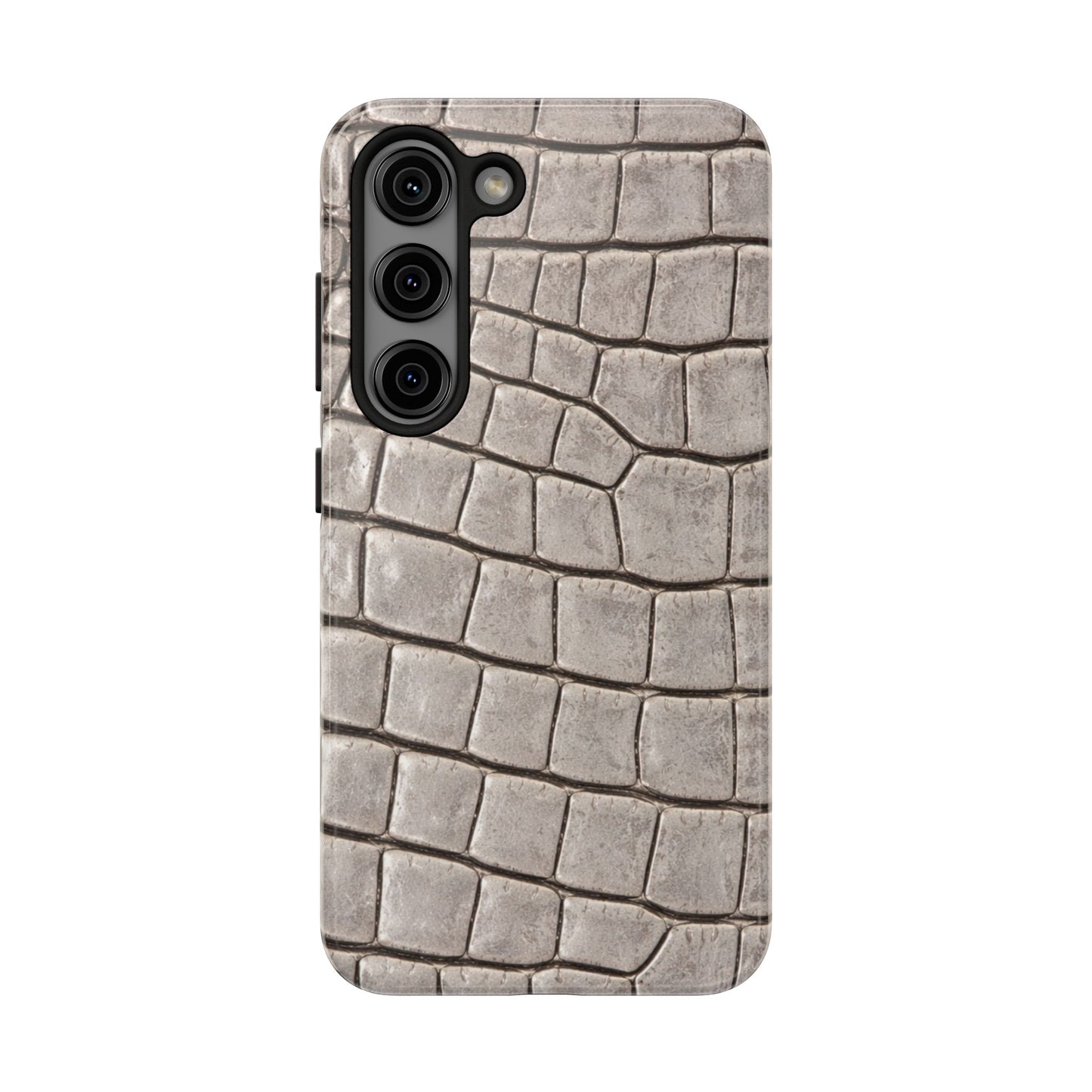 2000s Grey Crocodile - Protective Phone Case