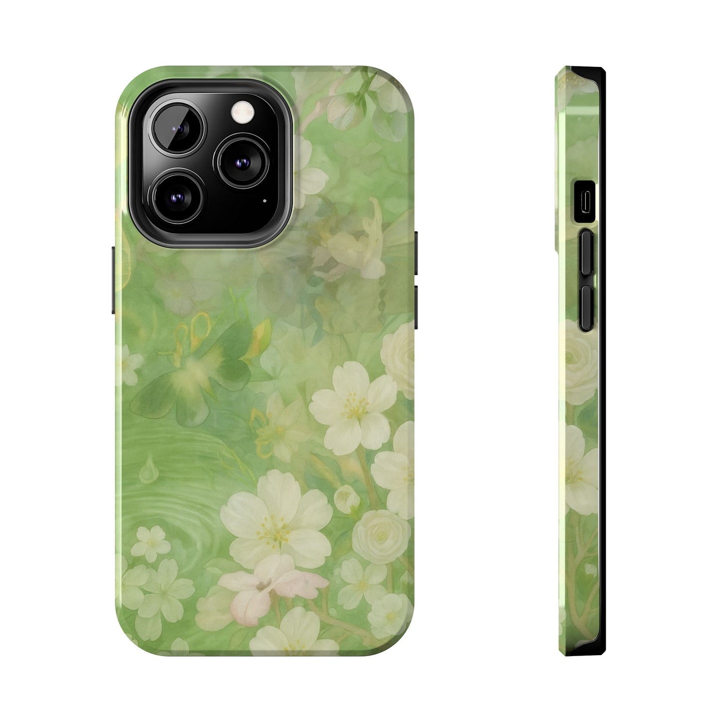 Sage Blossom - Protective Phone Case