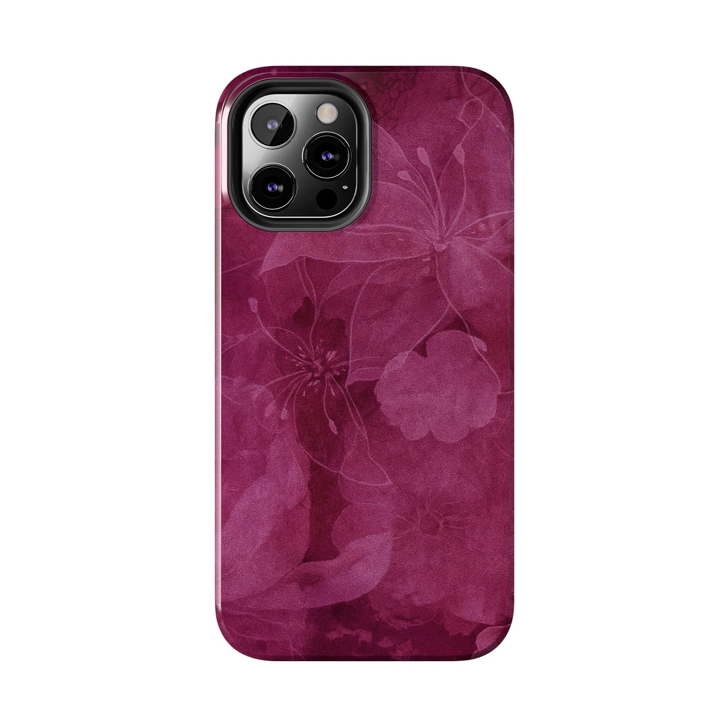 Magenta Petals - Protective Phone Case