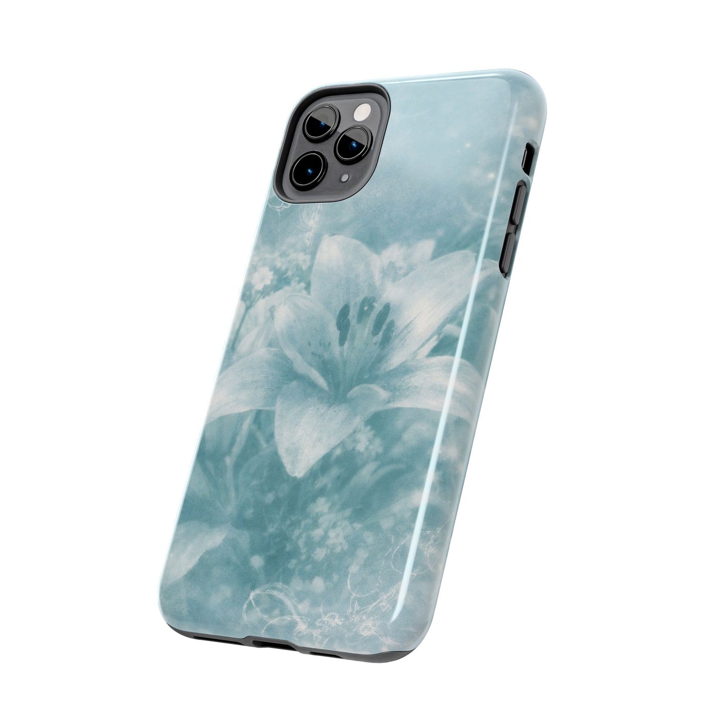 Teal Lily - Protective Phone Case