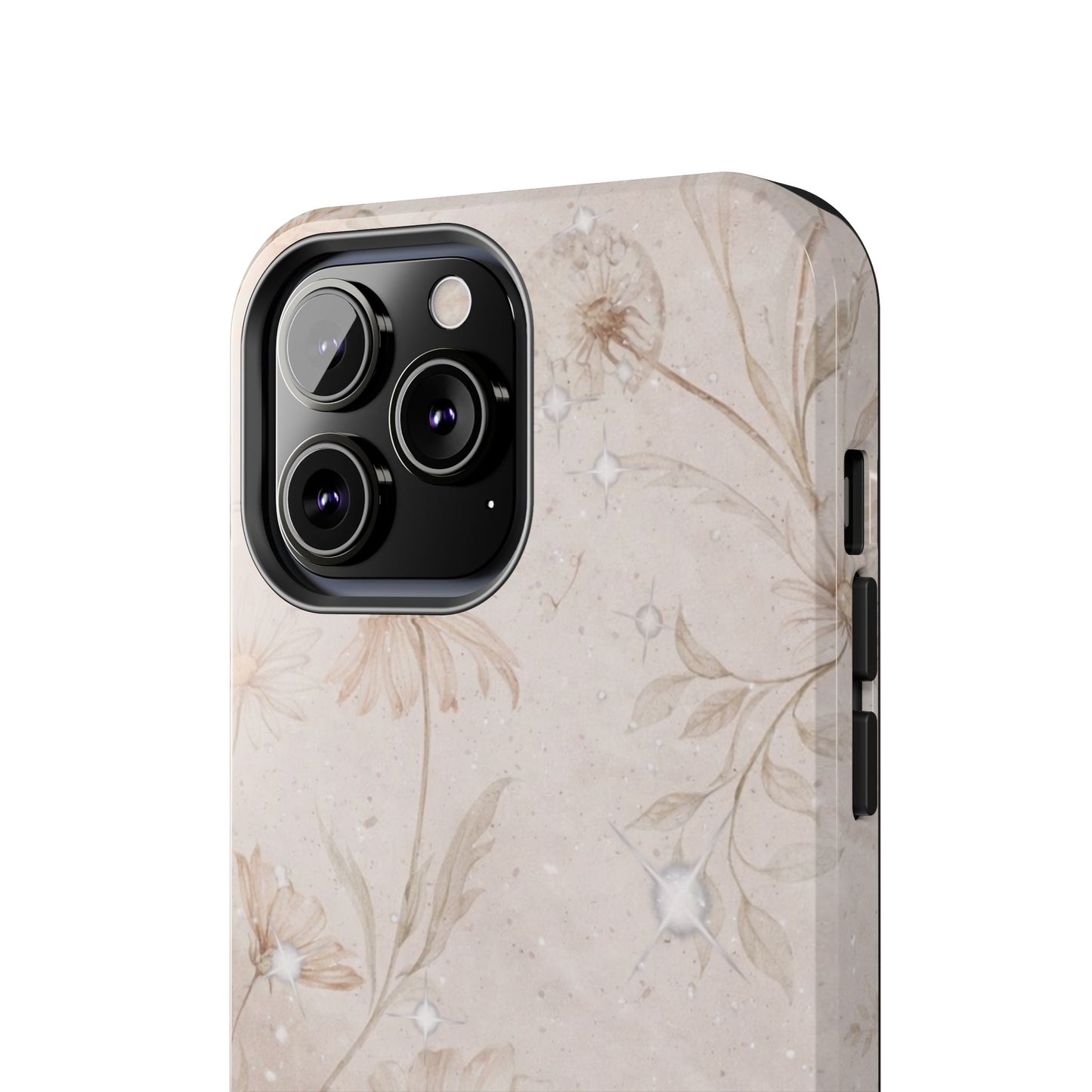 Beige Bloom - Protective Phone Case
