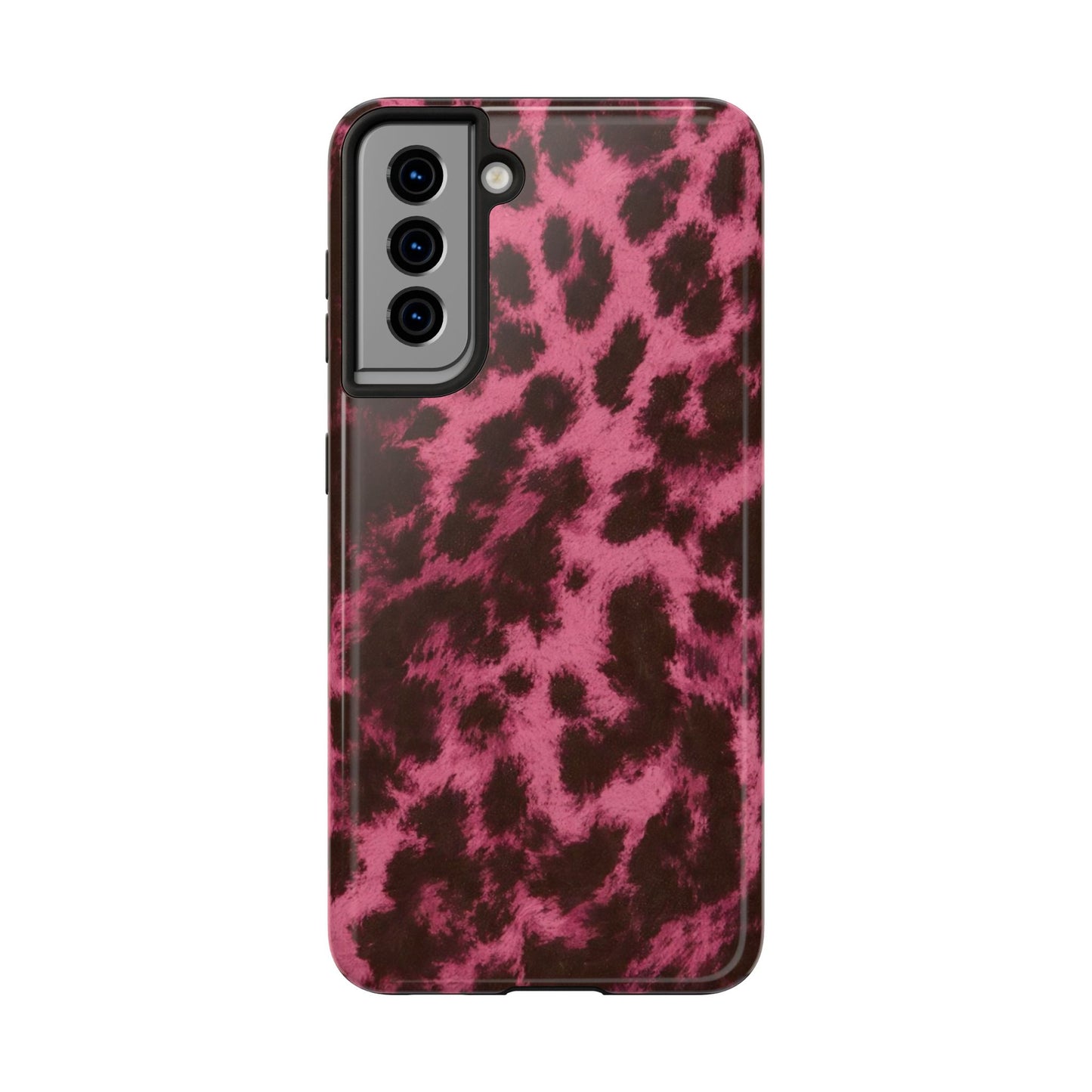 Pink Leopard Print - Protective Phone Case
