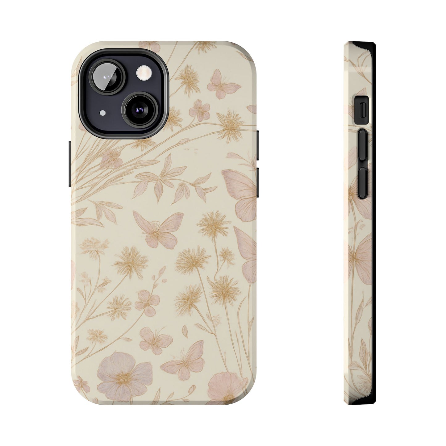 Floral Flutter - Protective Phone Case