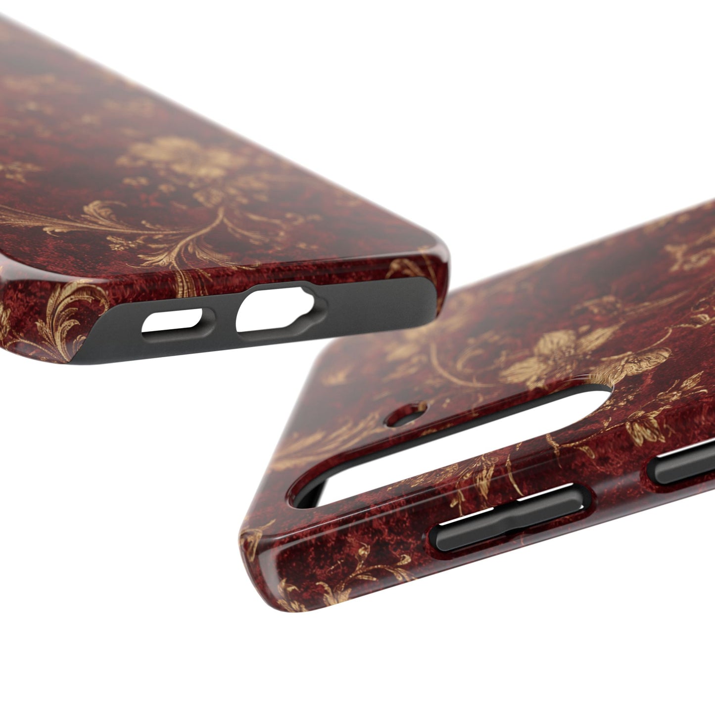 Floral Burgundy - Protective Phone Case