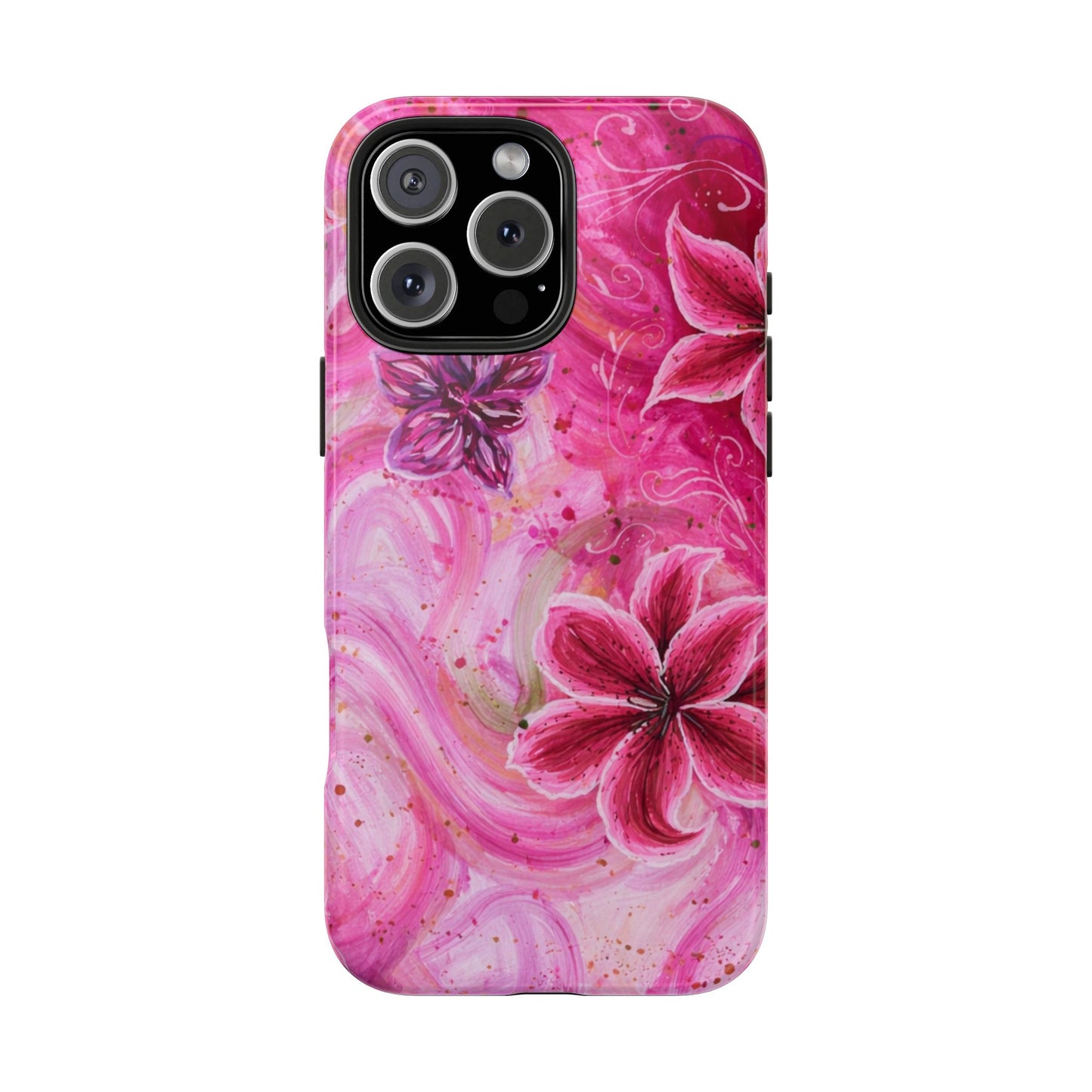 Watercolor Hibiscus - Protective Phone Case