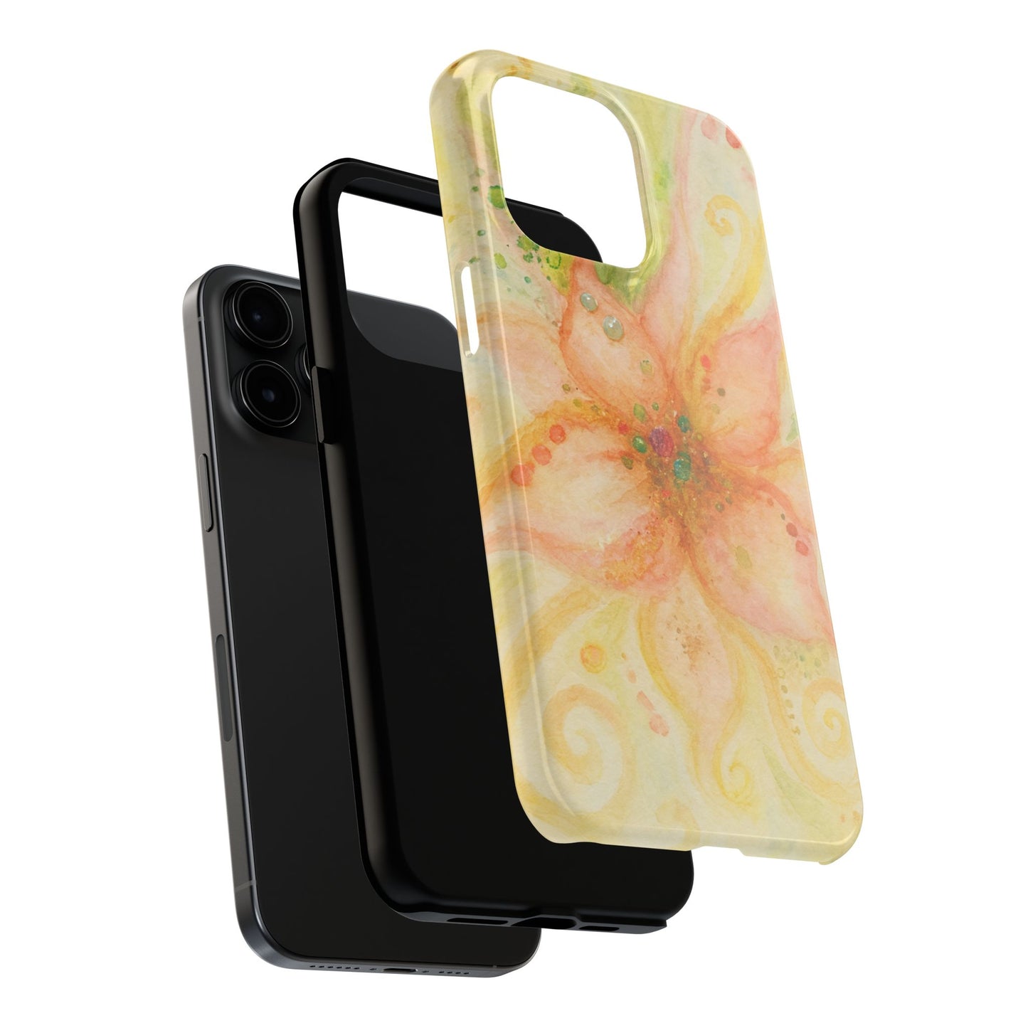 Shimmery Flower - Protective Phone Case