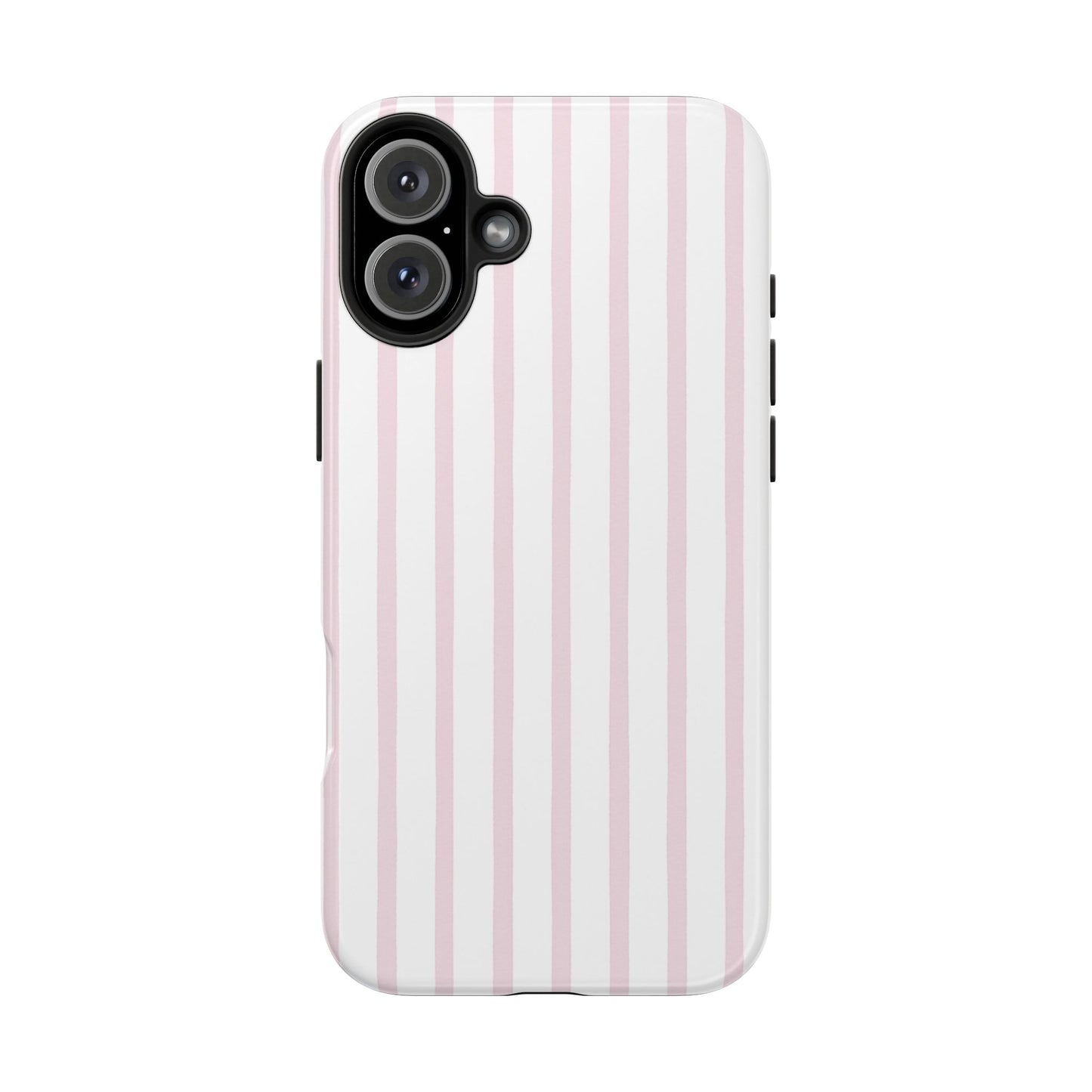 Pink Vertical Stripes - Protective Phone Case