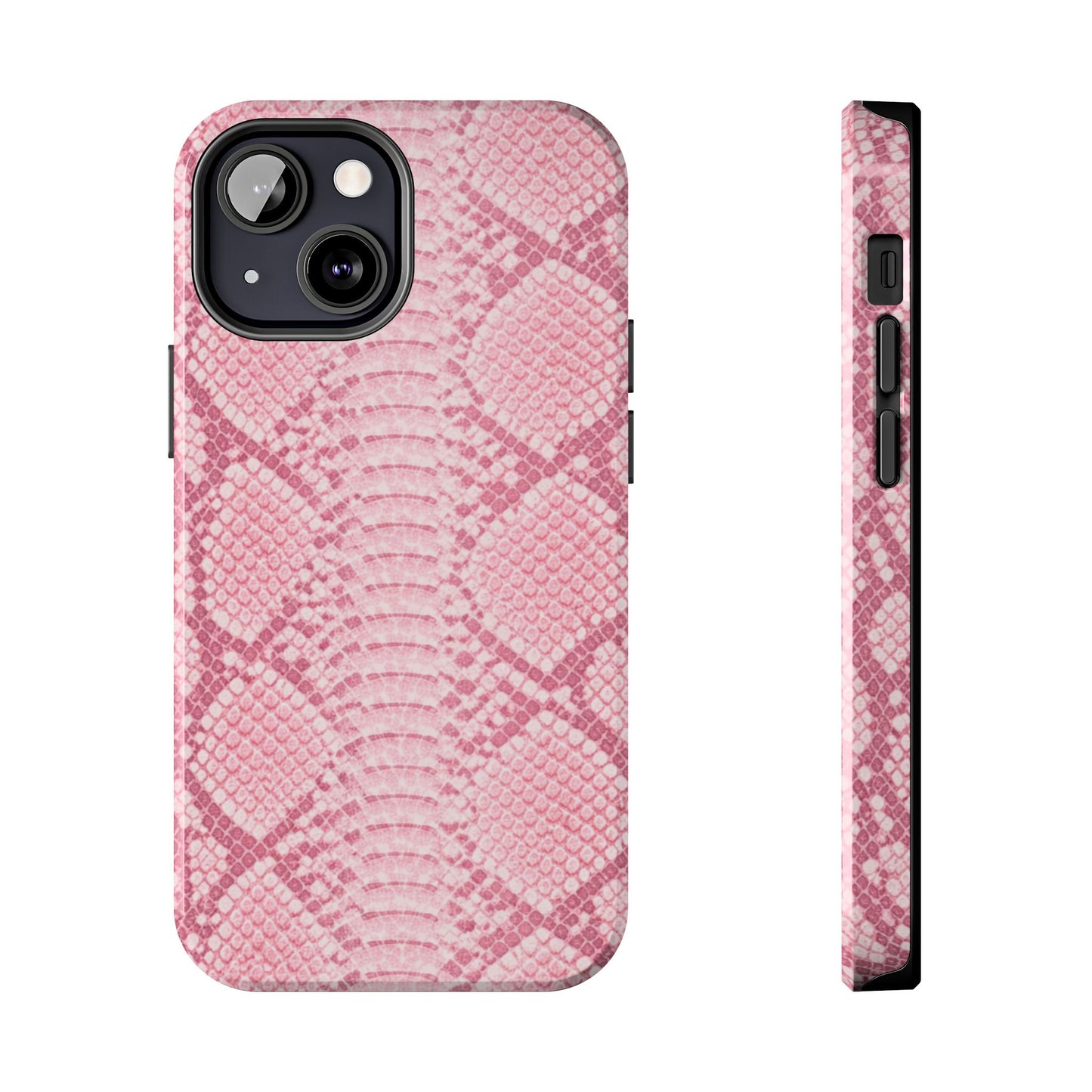 Pink Snake Skin - Protective Phone Case