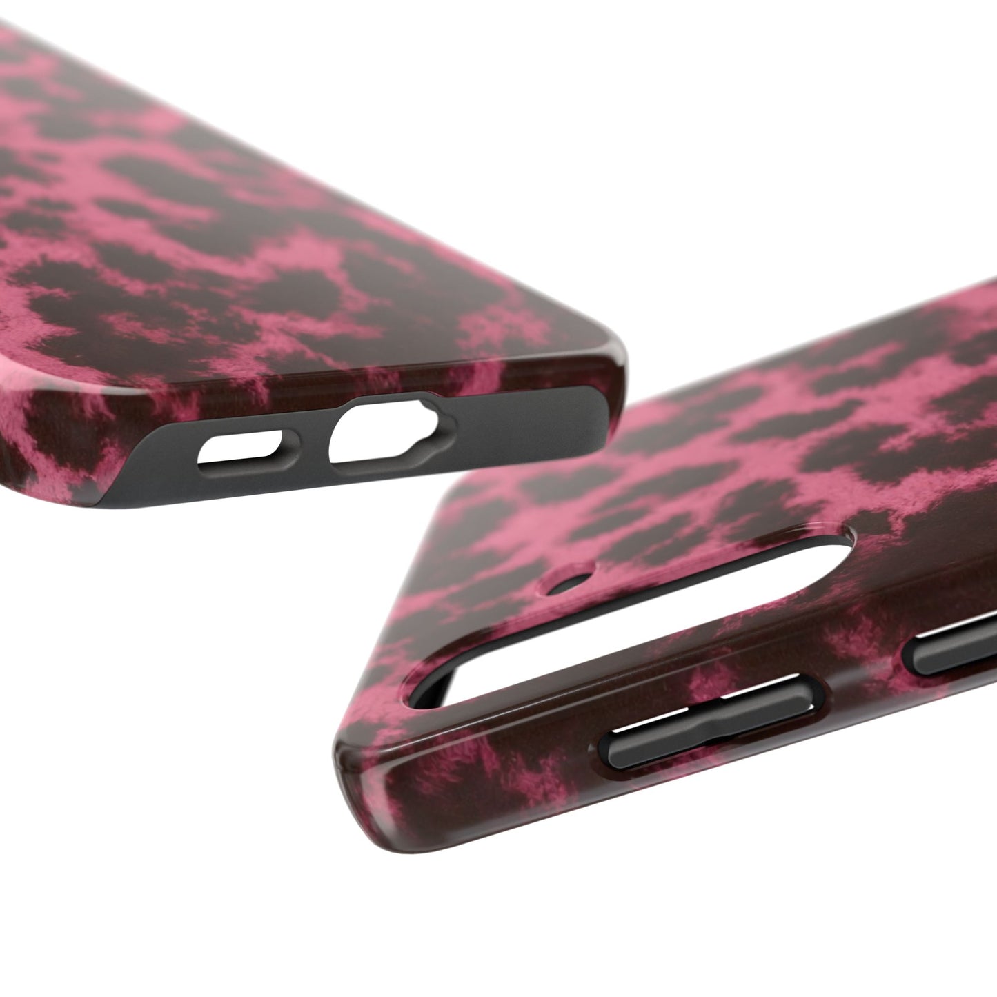 Pink Leopard Print - Protective Phone Case