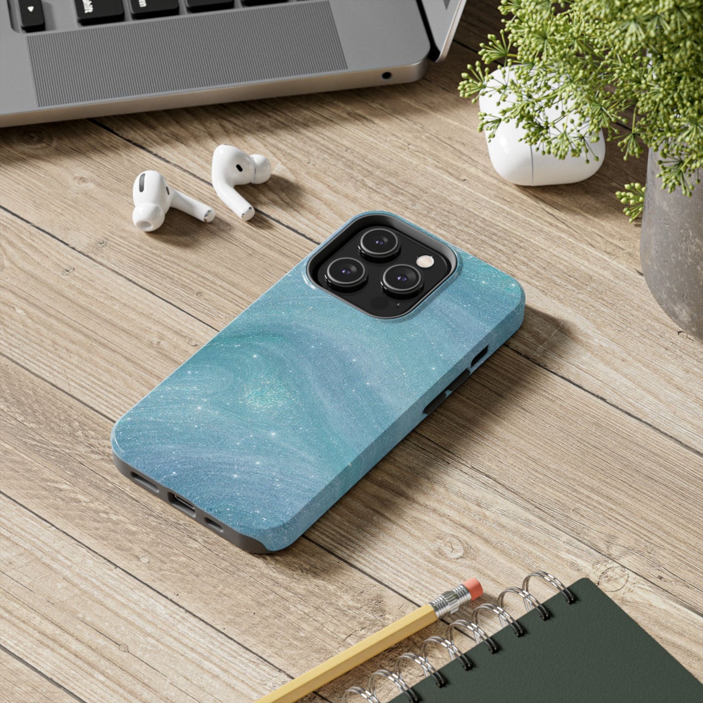 Glossy Blue - Protective Phone Case