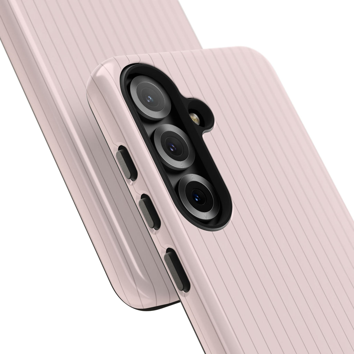 Blush Pinstripe - Protective Phone Case