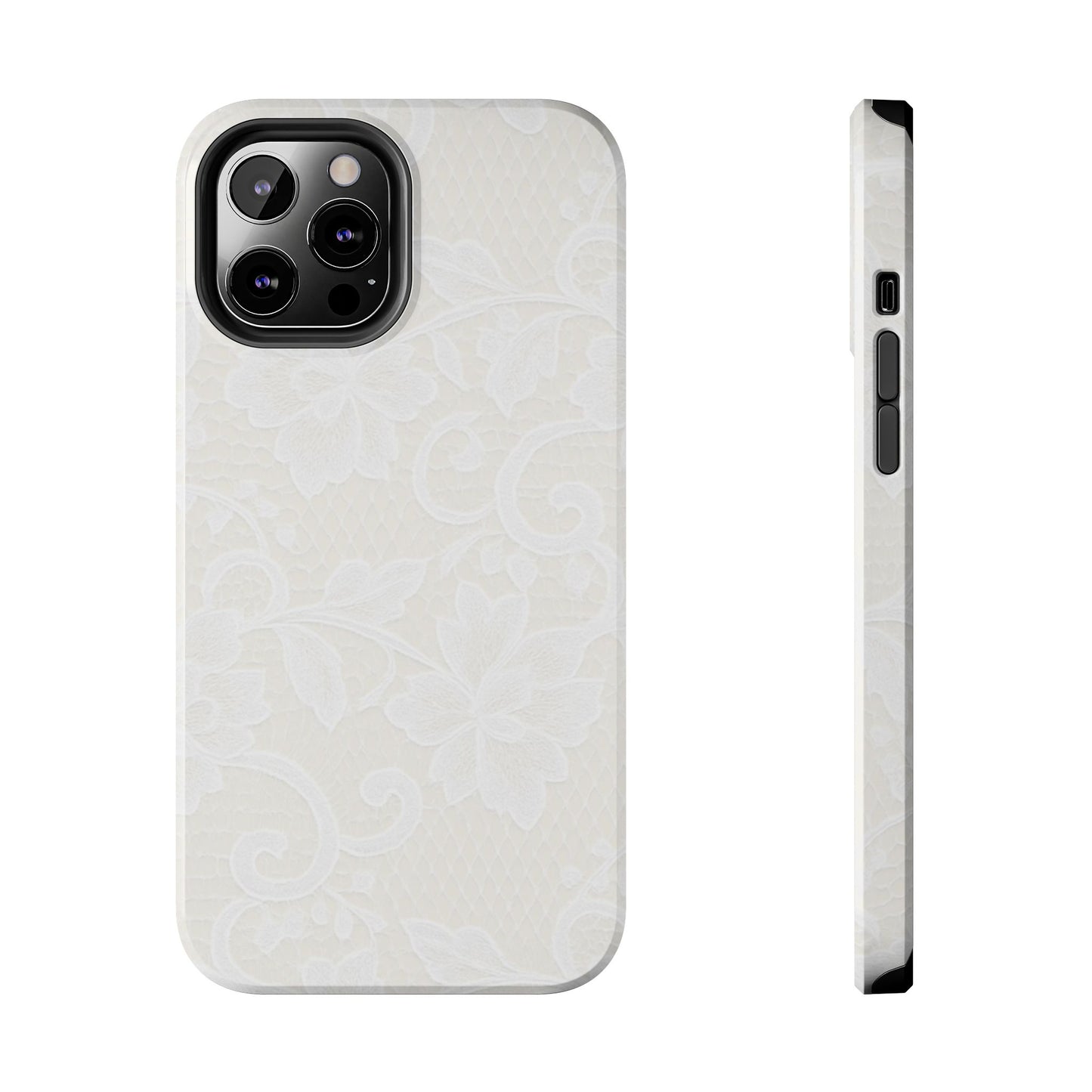 White Lace - Protective Phone Case