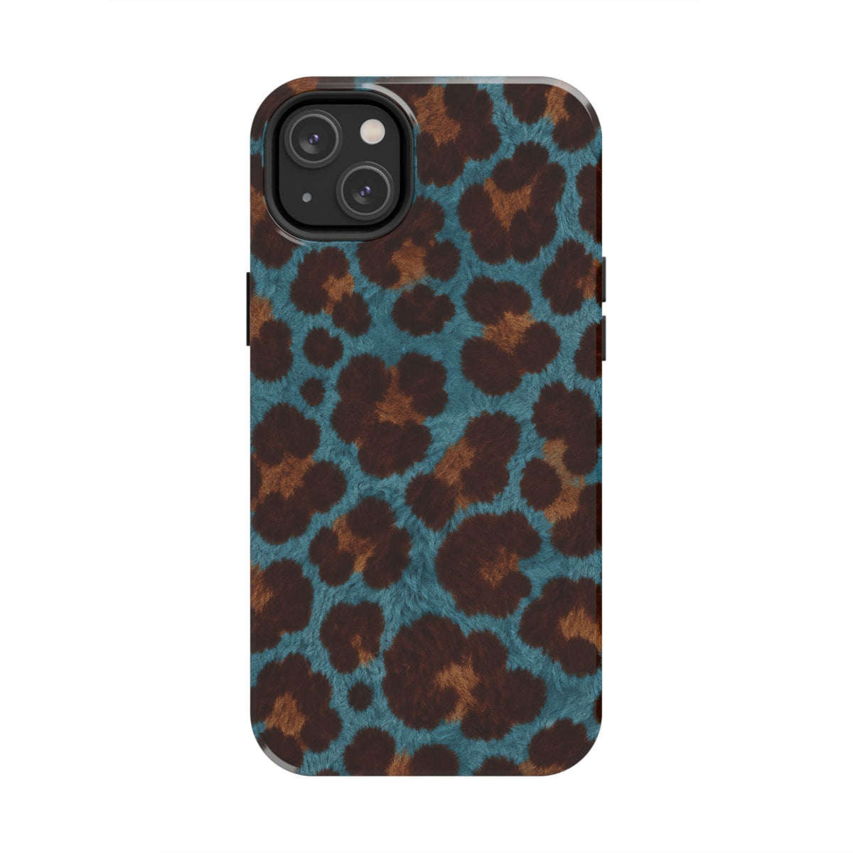Teal Leopard - Protective Phone Case