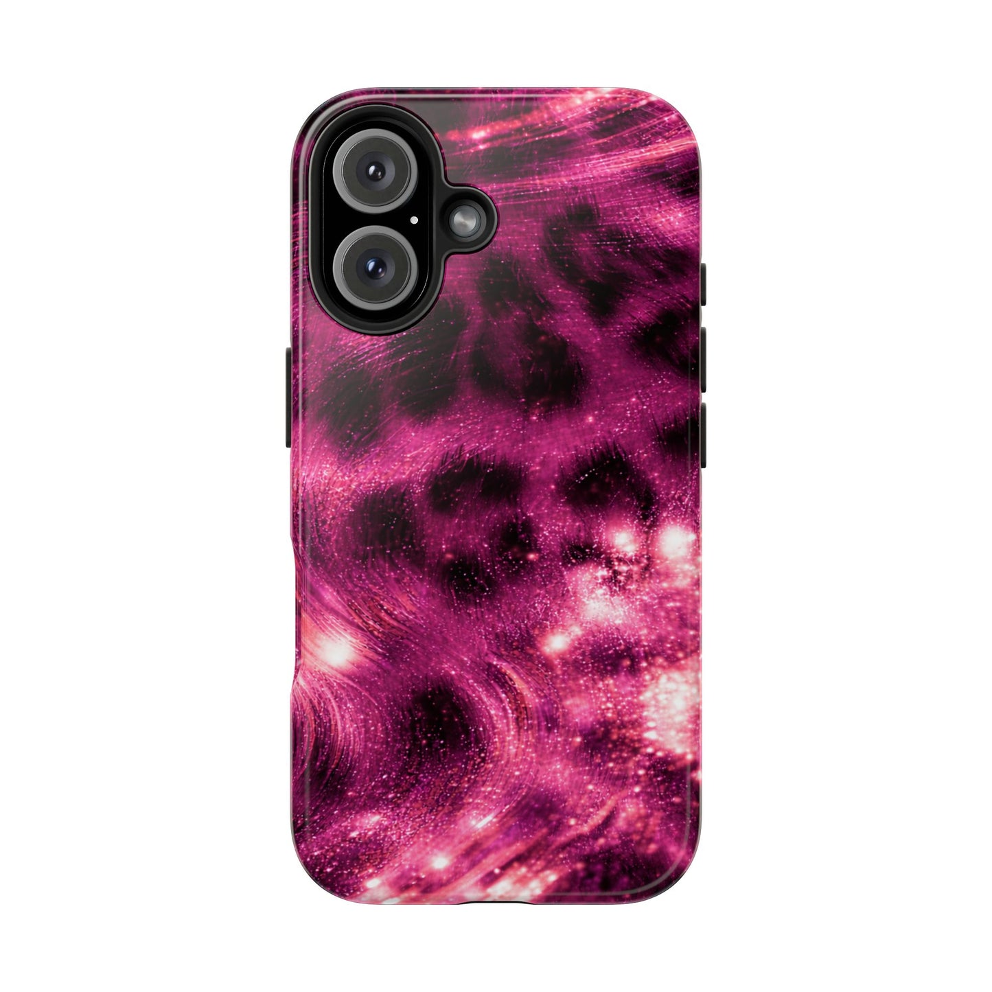 Magenta Y2K Leopard - Protective Phone Case