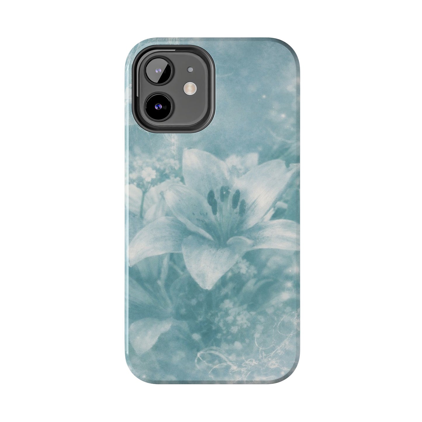 Teal Lily - Protective Phone Case