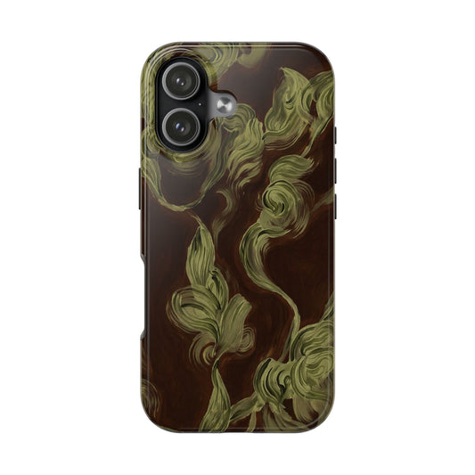 Magnolia Stained Glass - Protective Phone Case