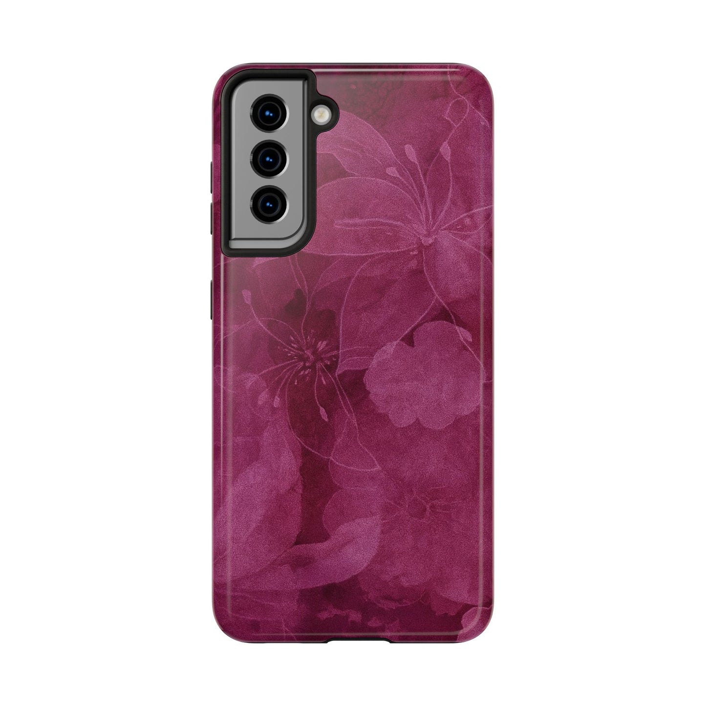 Magenta Petals - Protective Phone Case