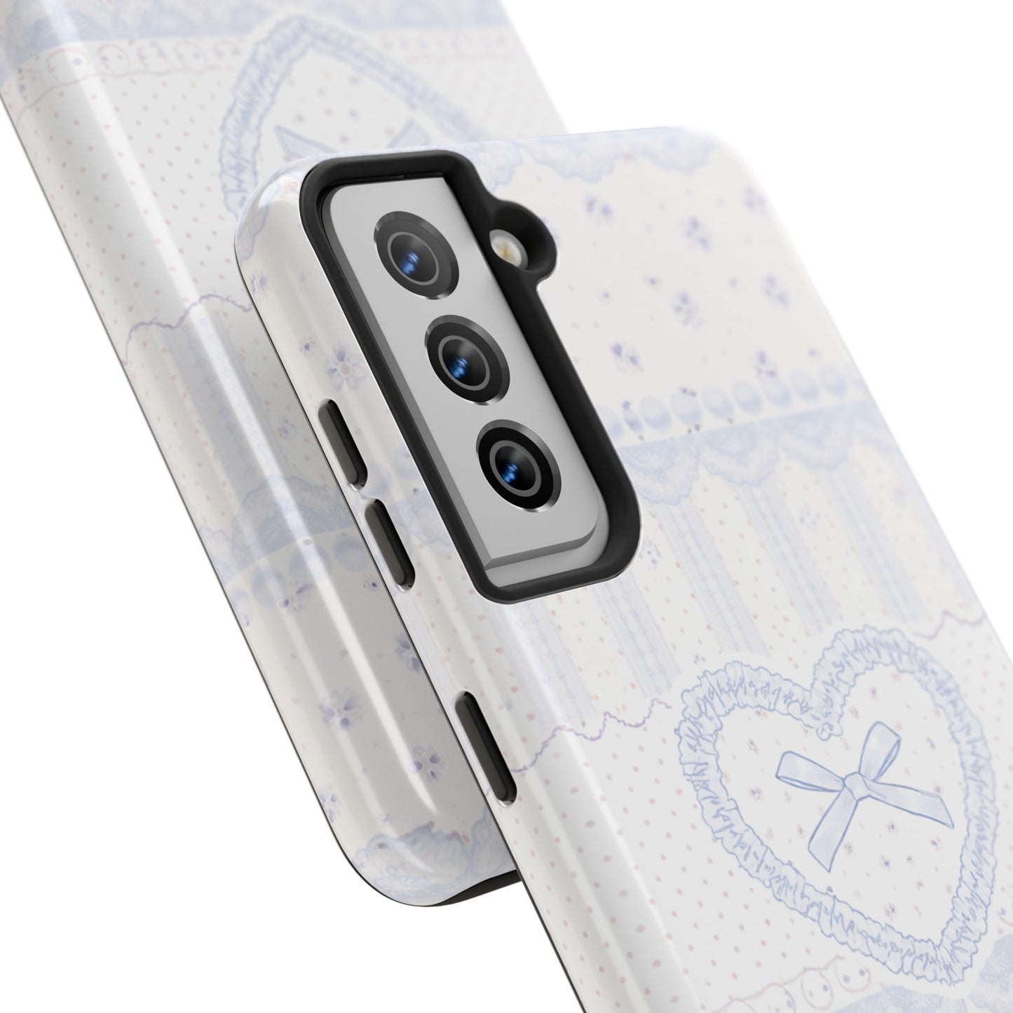 Coquette Blue Lace - Protective Phone Case