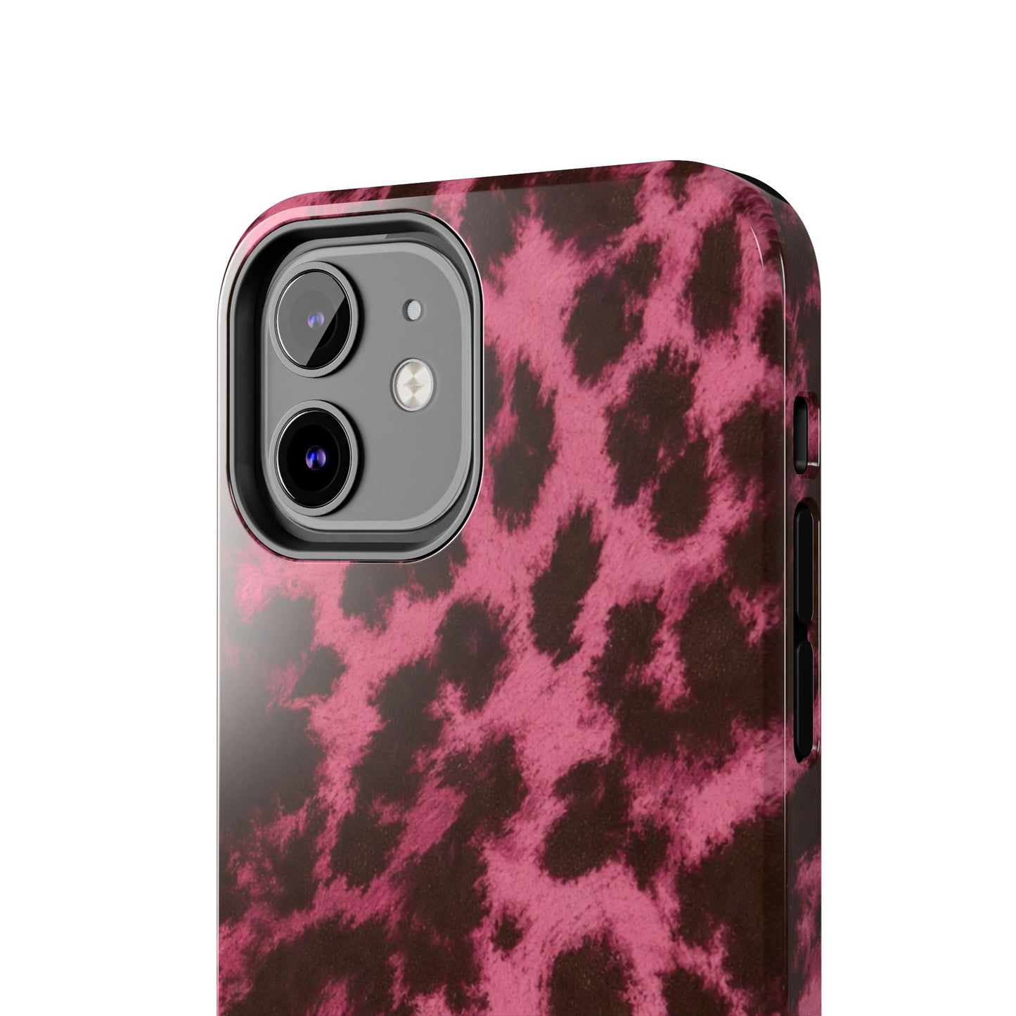 Pink Leopard Print - Protective Phone Case